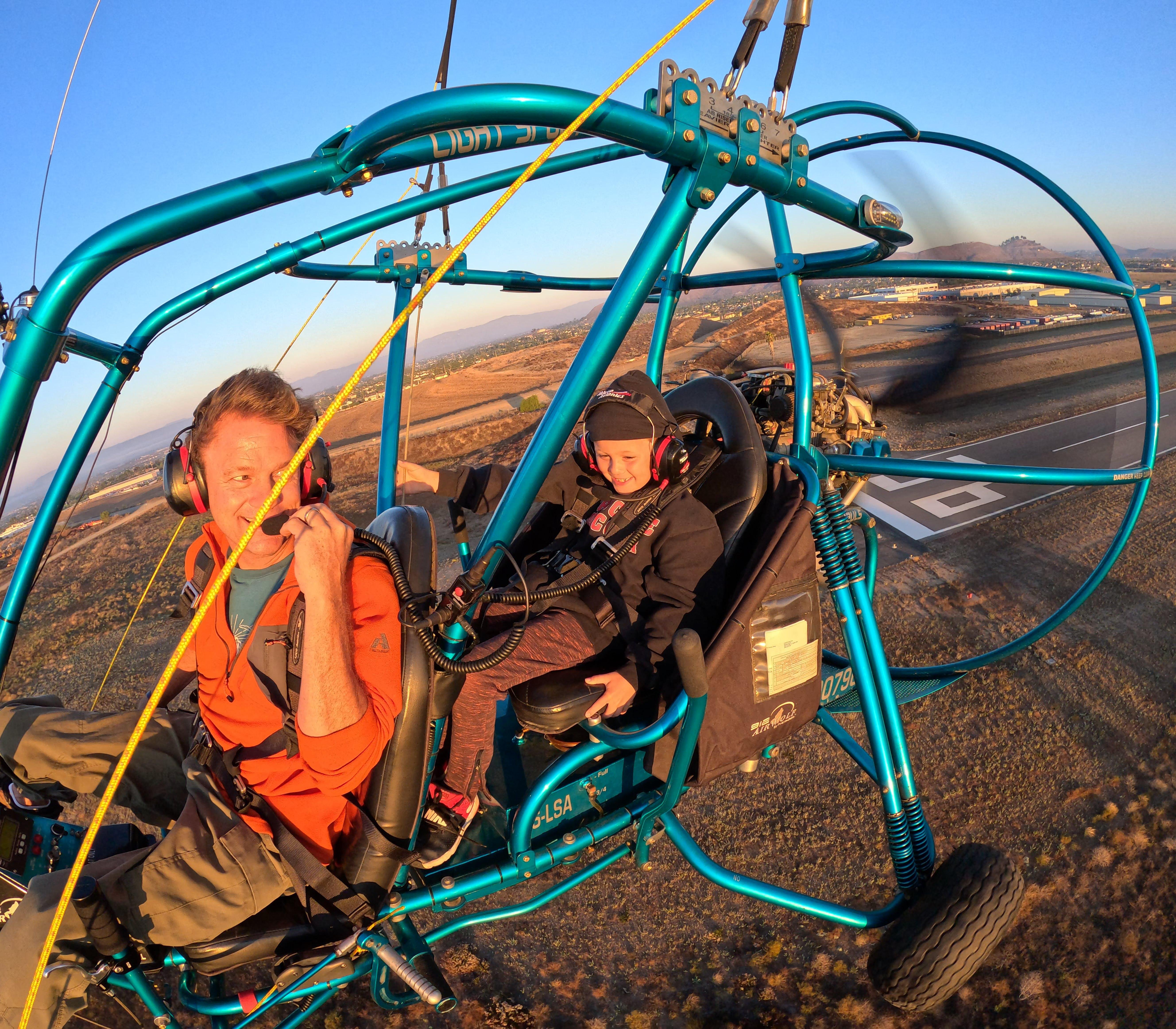 Paramotor Trike Flight Over Temecula Wine Country
