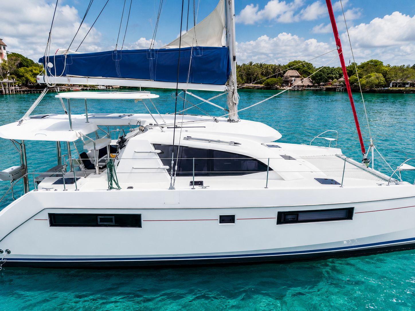 Cartagena: Private Luxury Leopard 40 Catamaran Charter