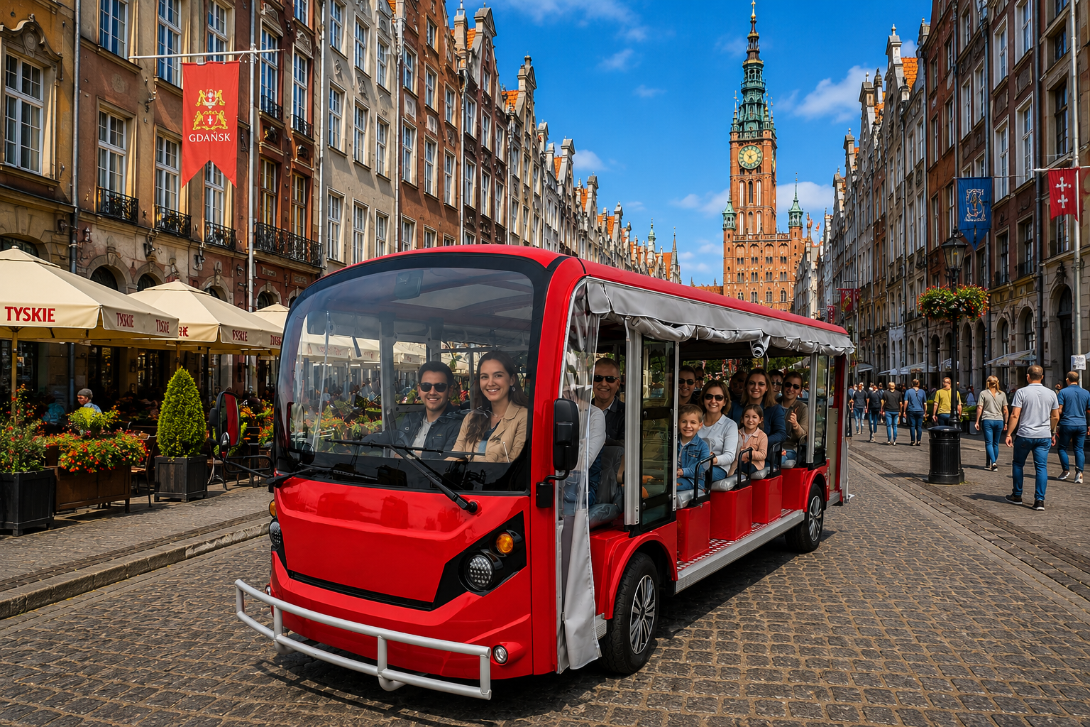 Gdansk Electric Golf Cart Old Town Sightseeing Tour
