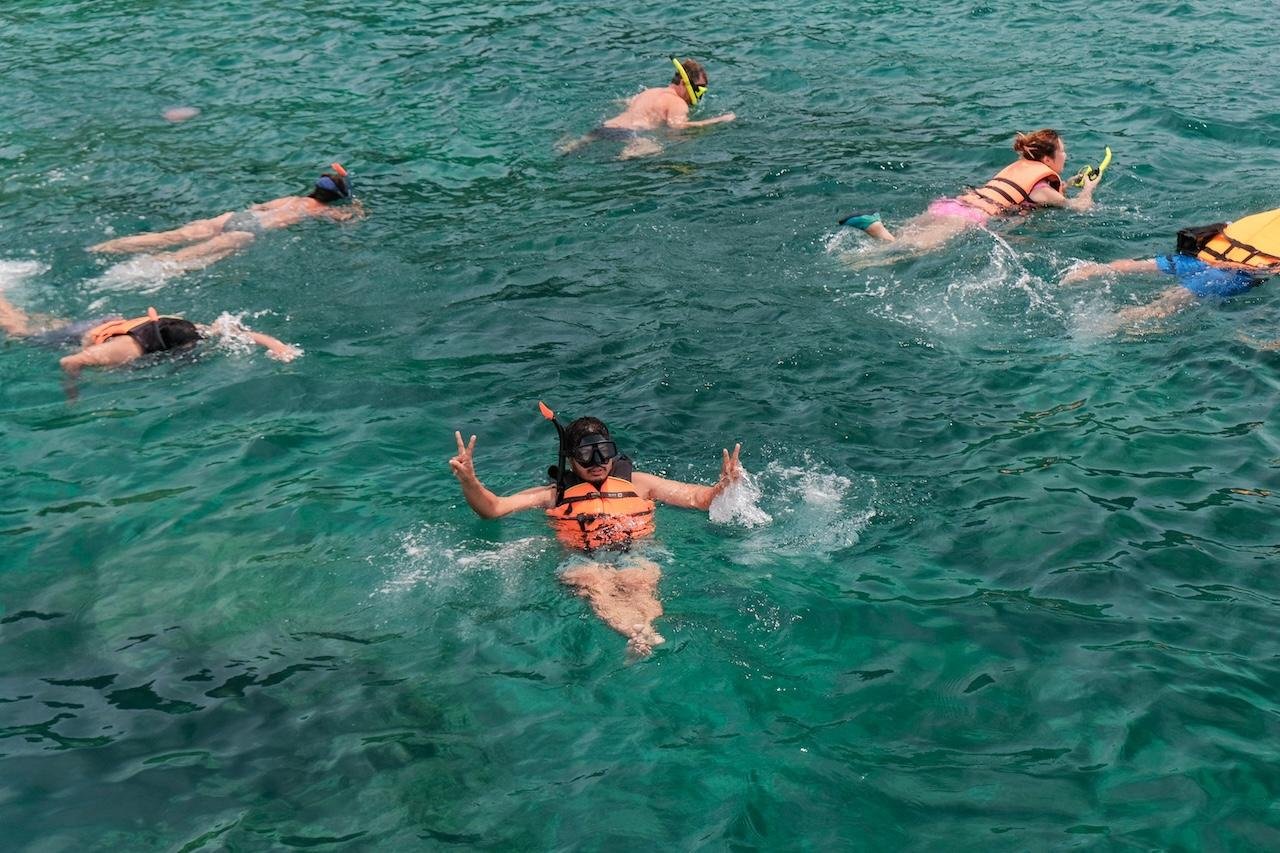 Phi Phi & 4 Islands Premium Sunset Catamaran Cruise