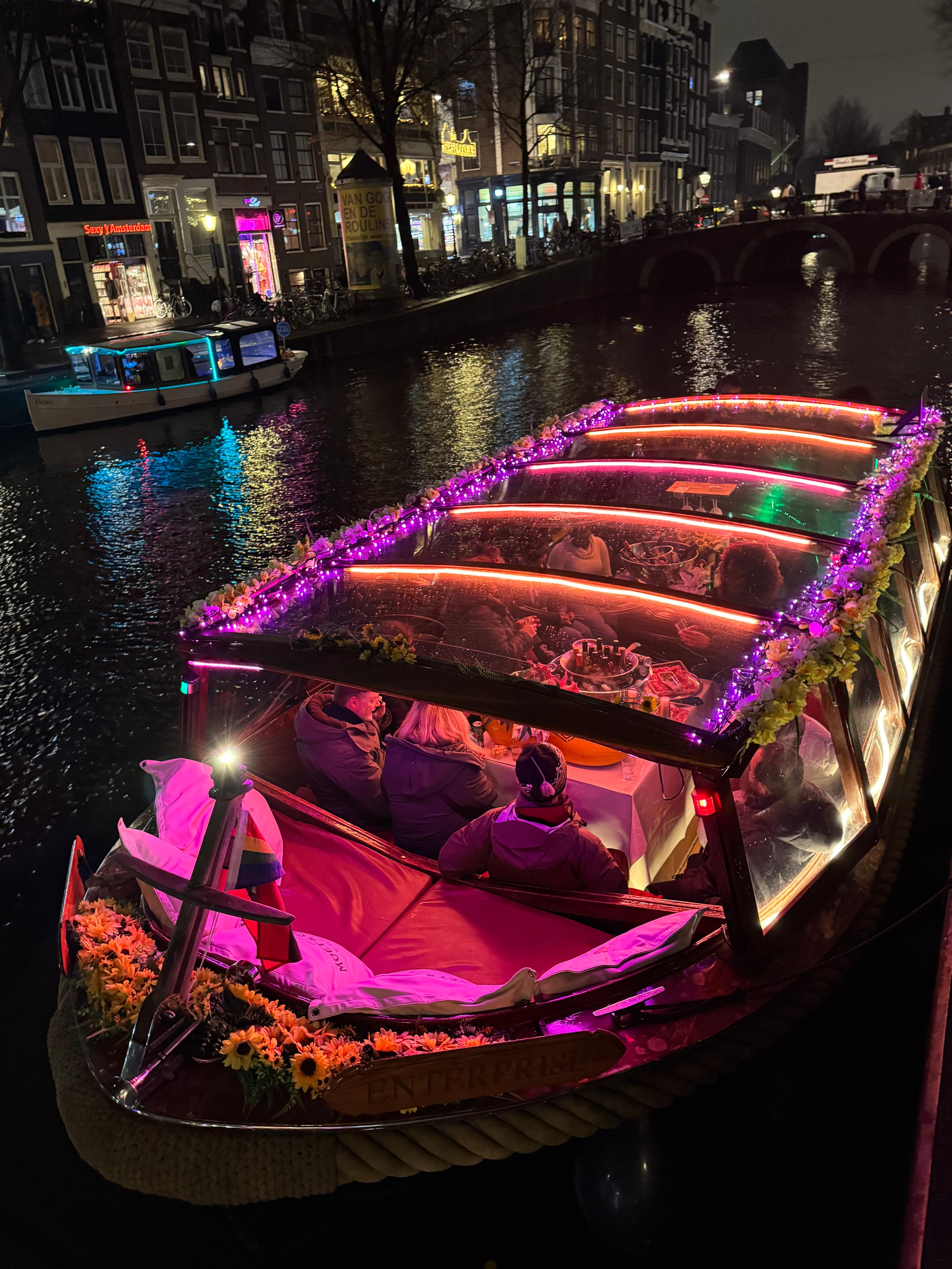 Luxury Smoke-Friendly Dutch Flower Canal Cruise