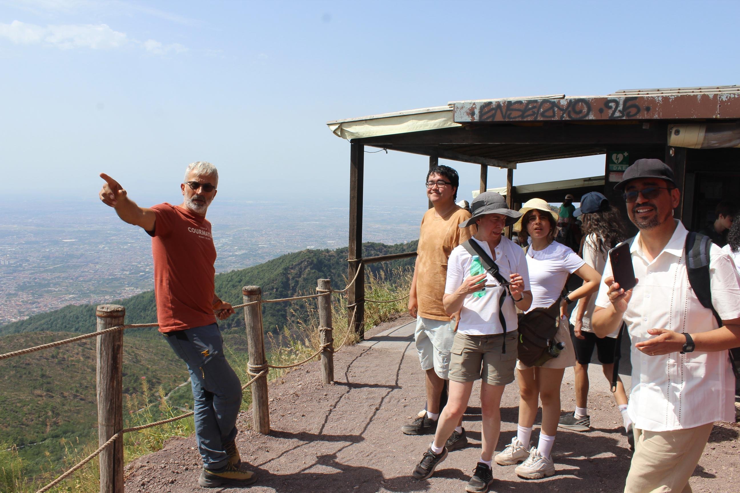 From Naples: Pompeii and Vesuvius Tour with Lunch Included - Mount Vesuvius crater tour and Bay of Naples views
