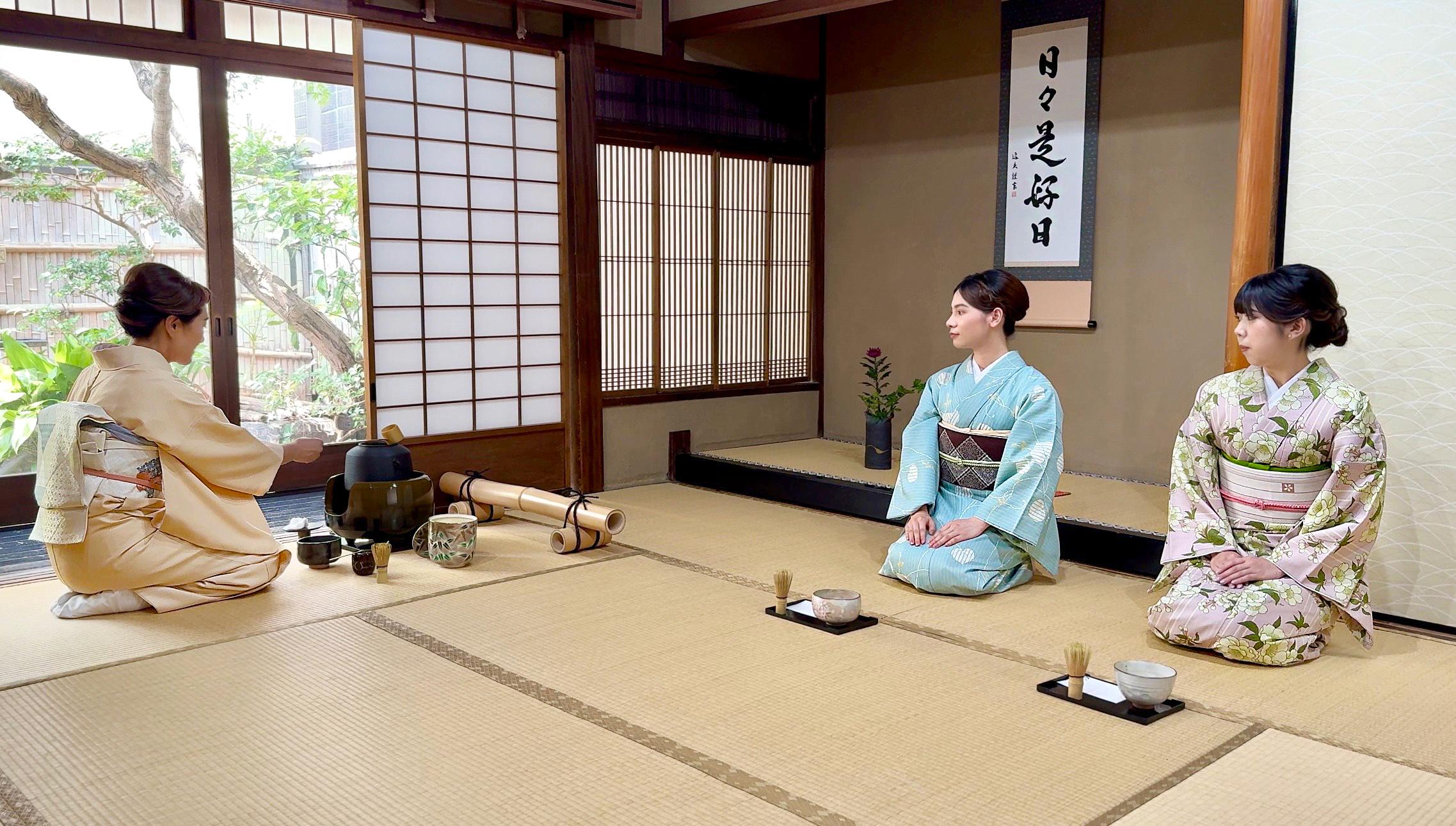 Kyoto Machiya teceremoni & valbar kimonohyra
