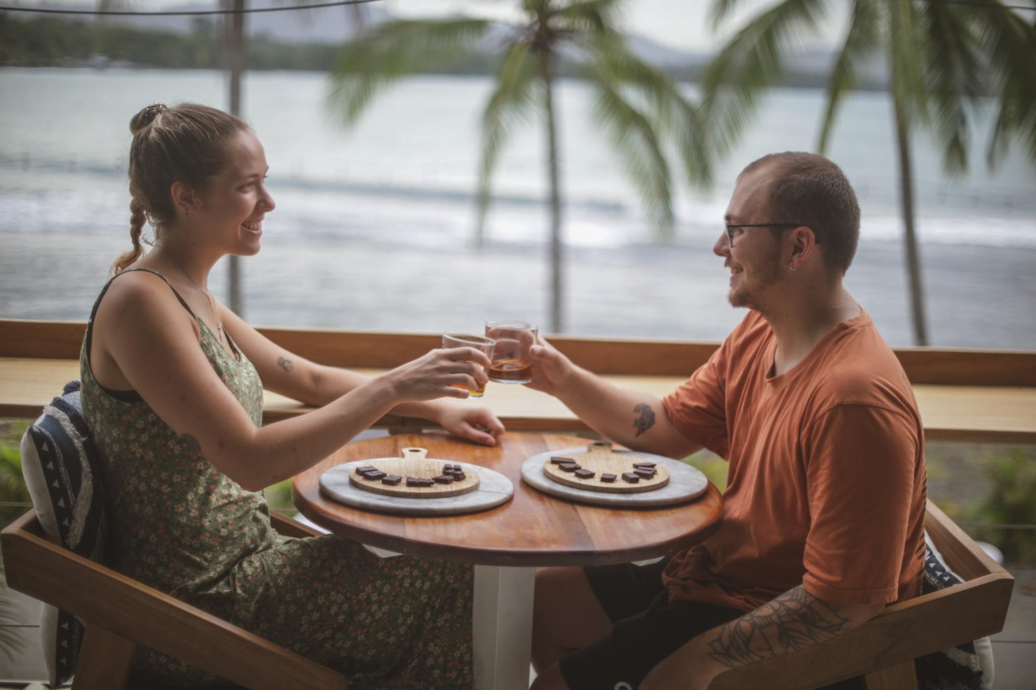 Rum & Chocolate Pairing at Sunset