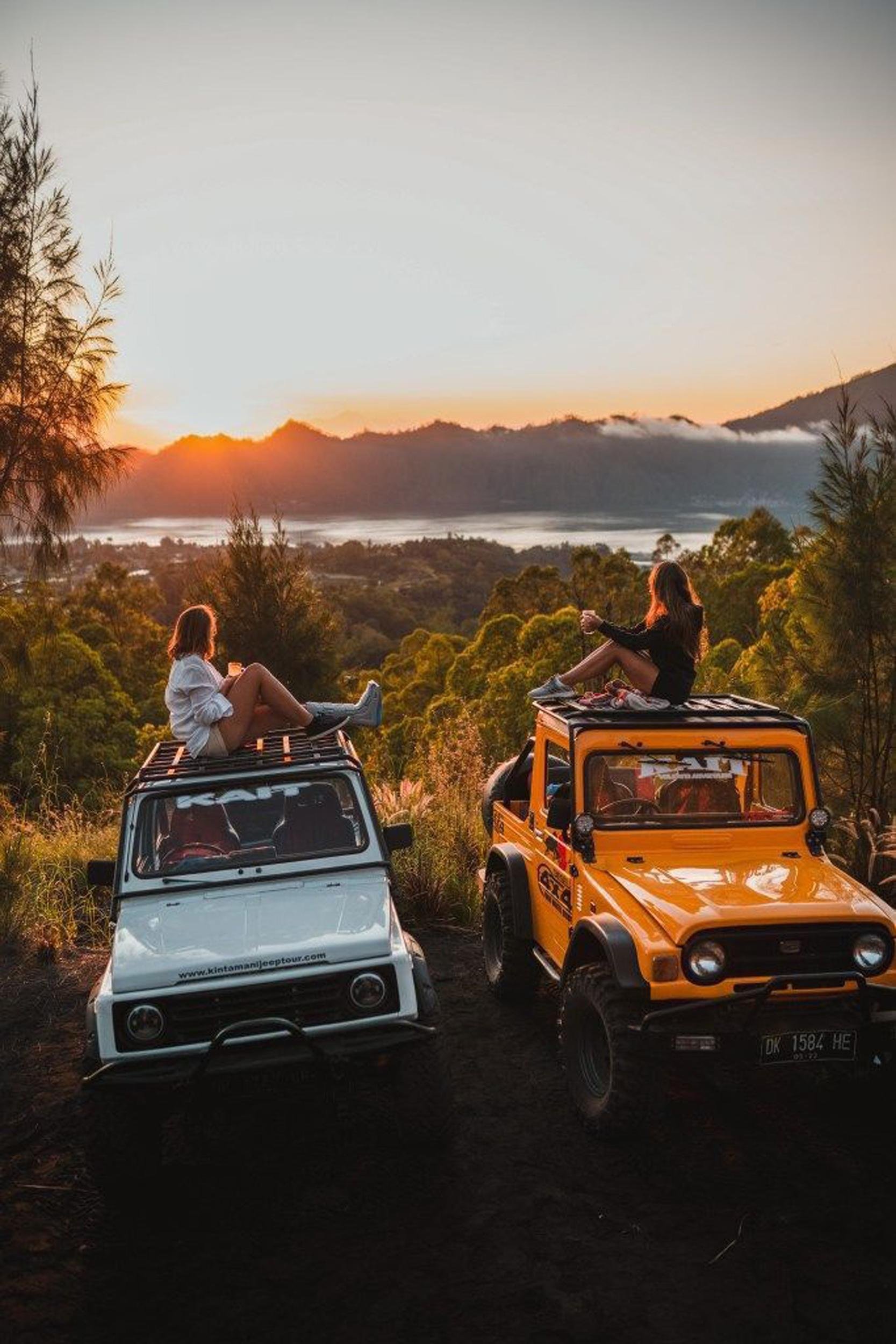Bali Mount Batur Private Sunrise Jeep & Hot Springs Tour