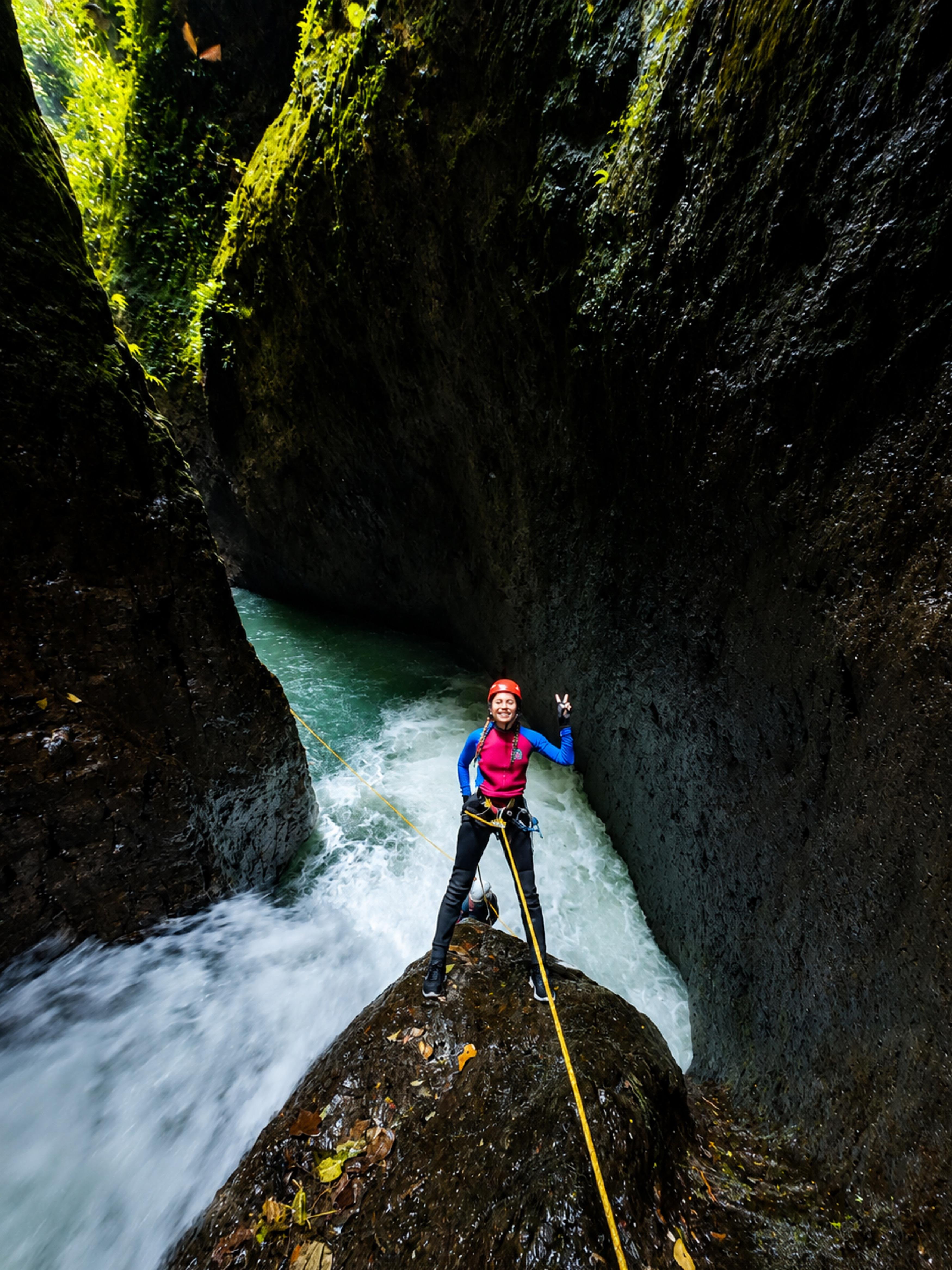Aling Waterfall Canyoning Adventure