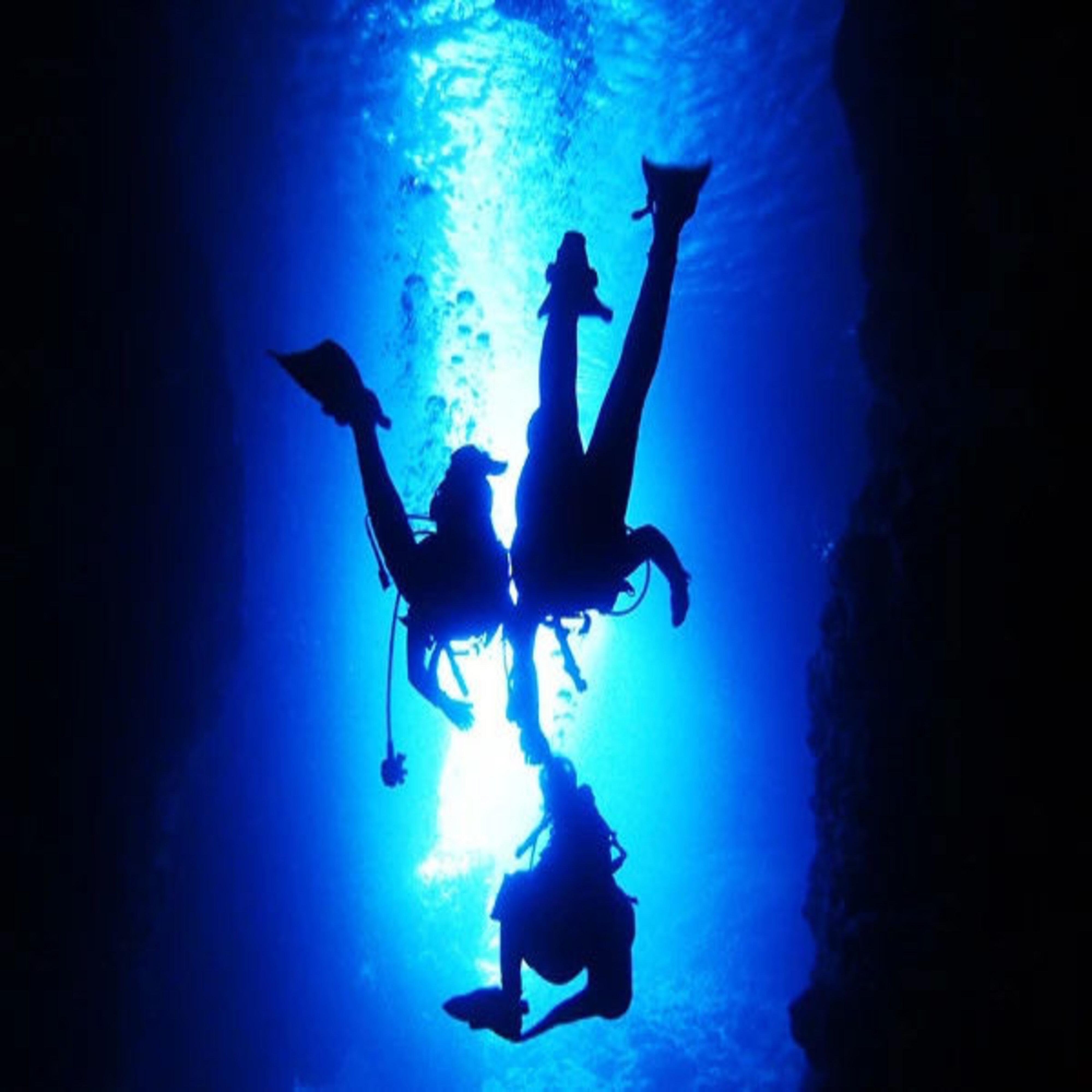 Blue Cave Scuba Diving with GoPro Documentation