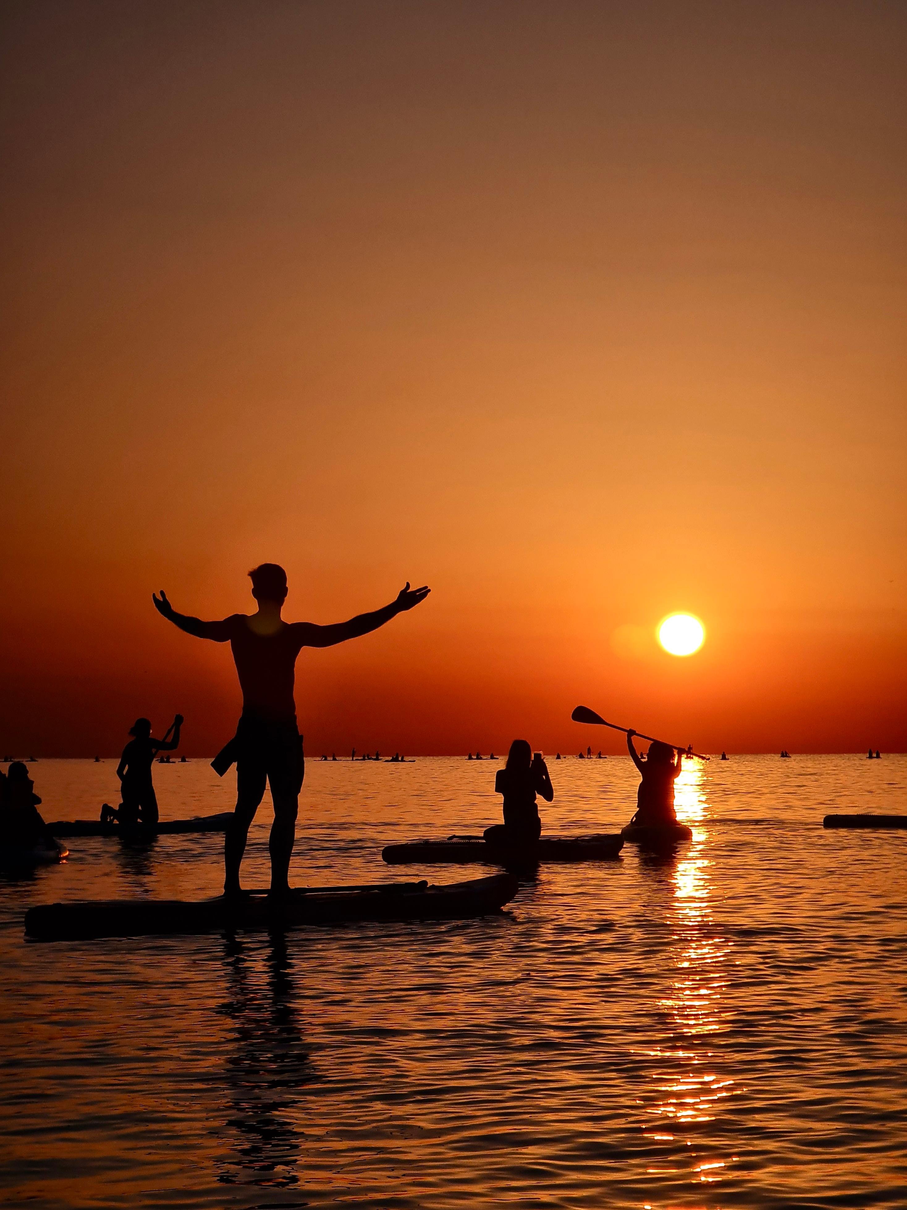Sunrise Paddleboarding Experience in Barcelona
