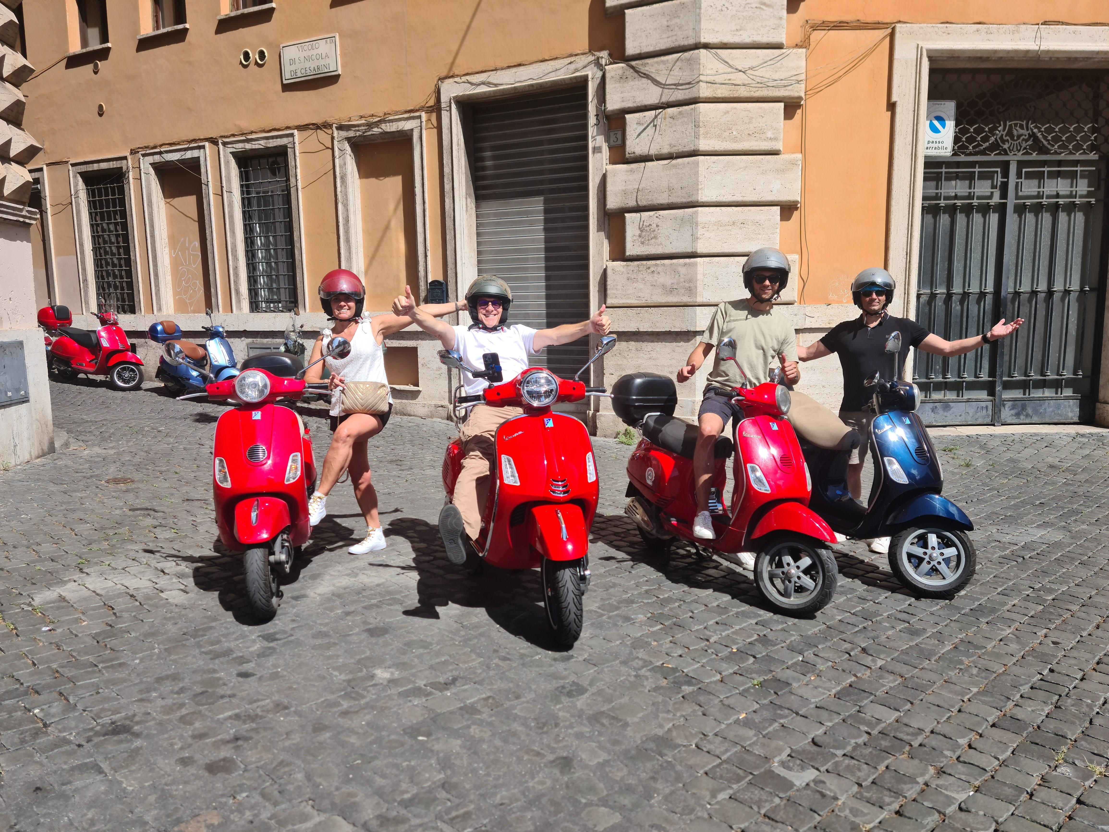 self drive vespa rome rental 125cc guided convoy — image 10