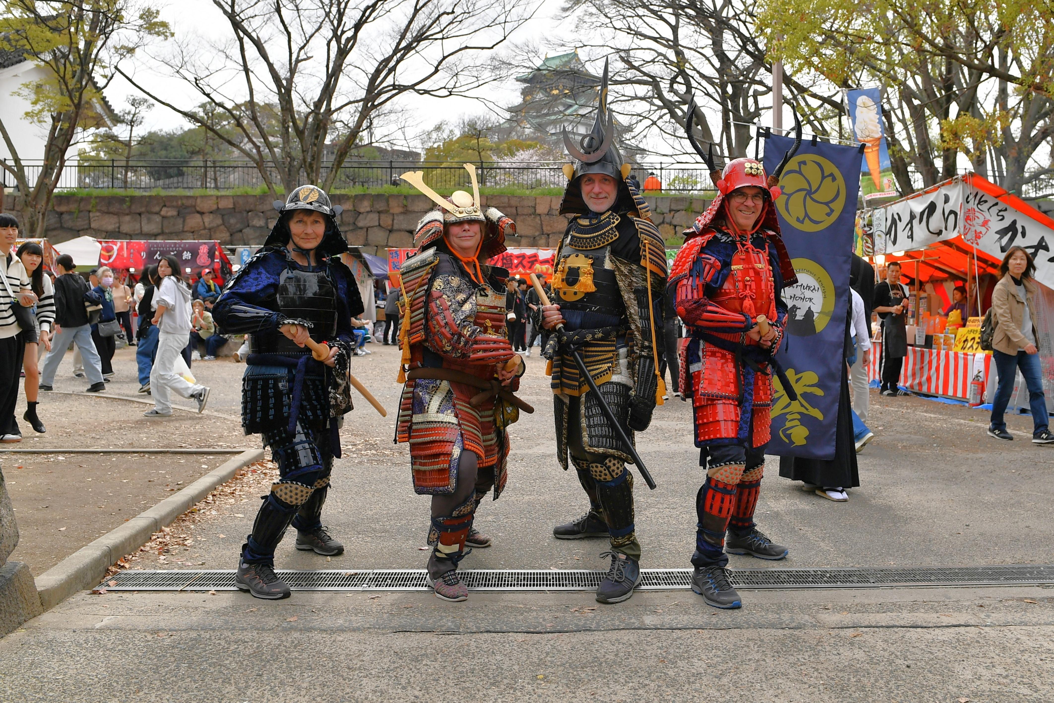Osaka Castle Tour in Samurai Armor
