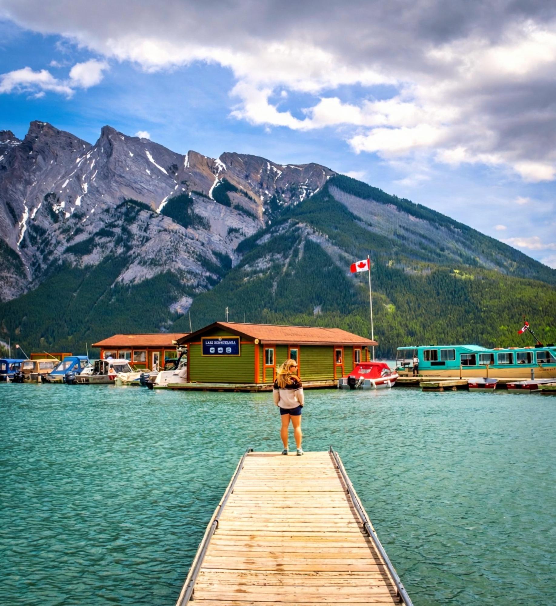 Banff with Gondola, Minnewanka Cruise, Hot Spring & 3 Lakes
