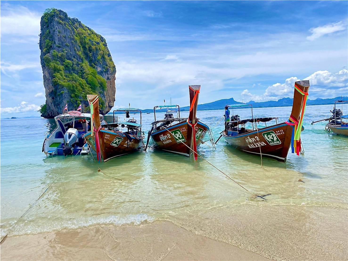 Krabi 4-Island Longtail Boat Day Trip with Lunch