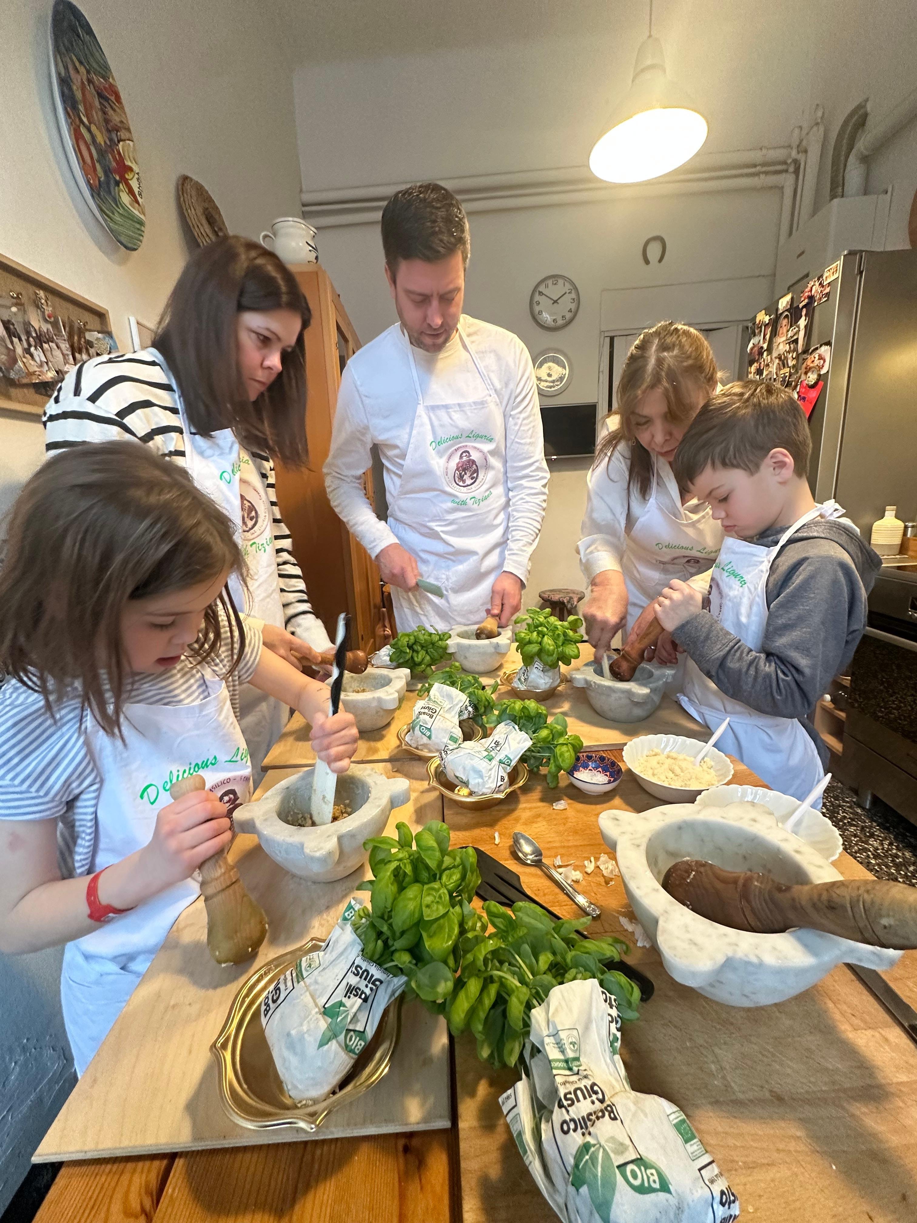 Authentic Pesto & Pasta Cooking Class in Genoa