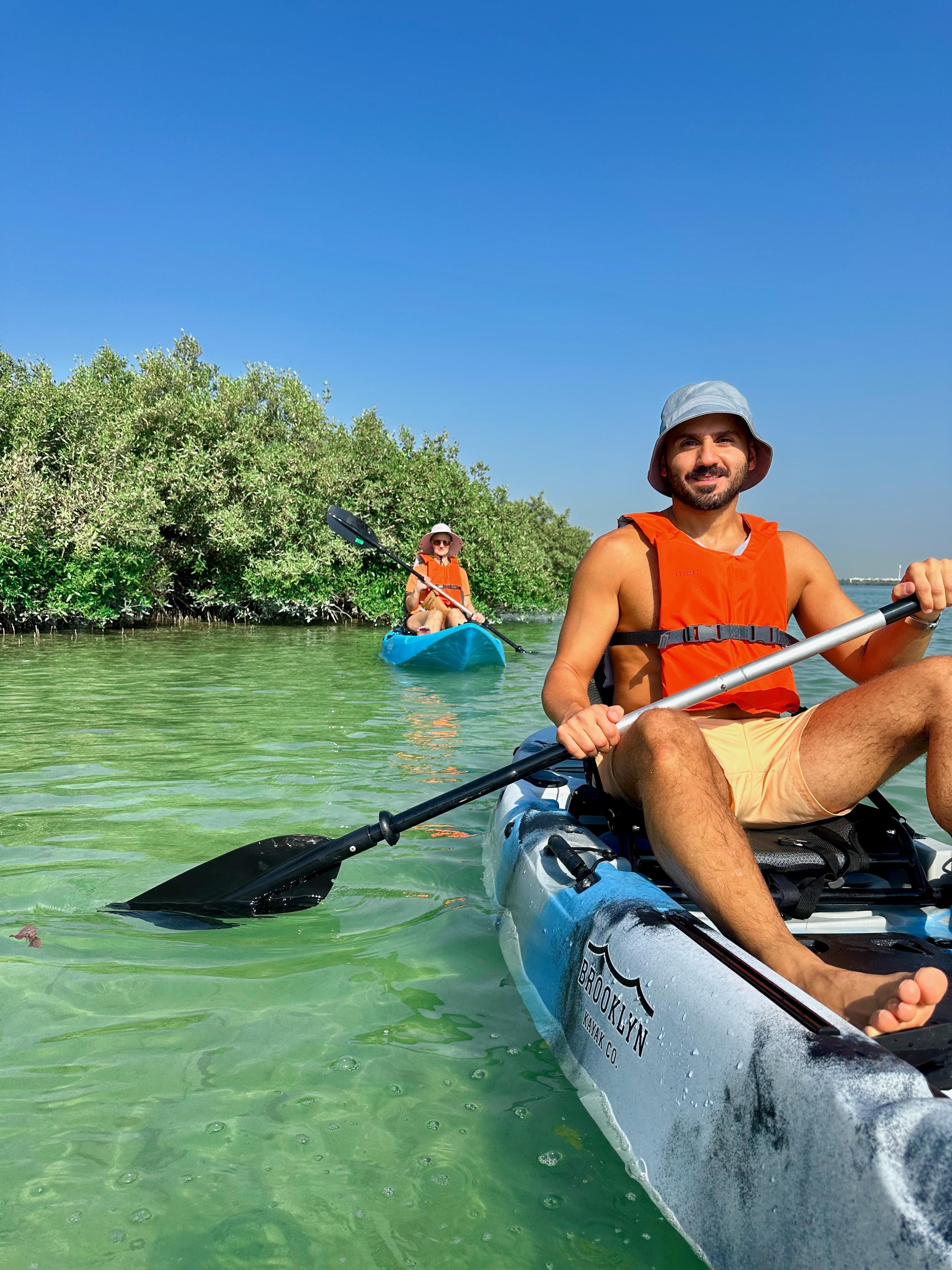 Yas Island Kayak Adventure Through Canals and Mangroves