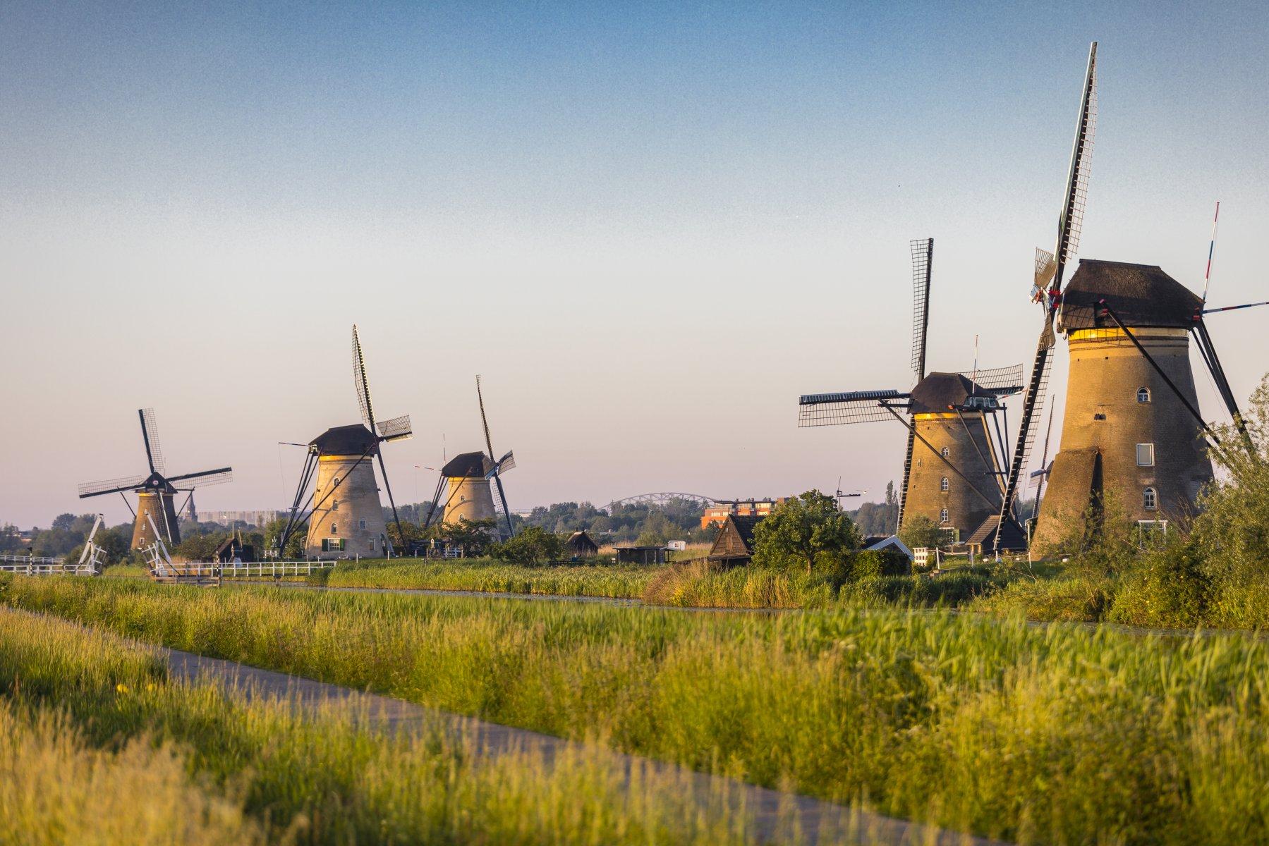Private Day Tour: Kinderdijk Windmills, Delft & The Hague