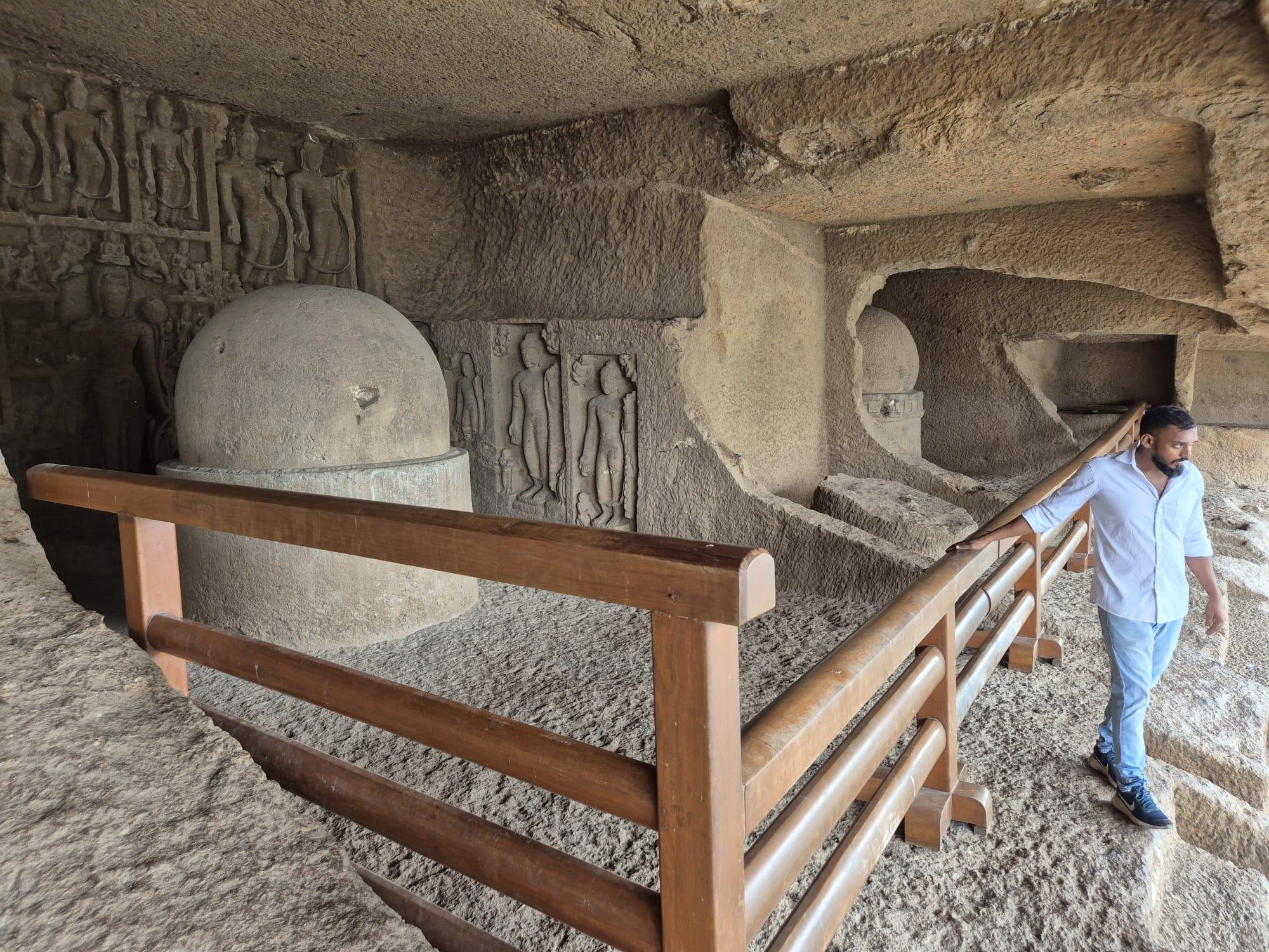 Mumbai Nature & Heritage: Kanheri Caves, Safari & Jain Temple