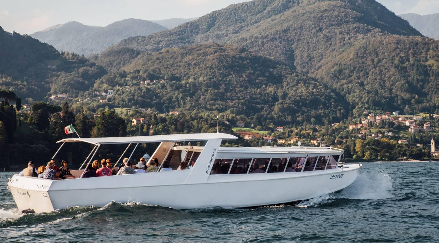 Milan to Lake Como, Bellagio & Lugano Private Boat Day Trip
