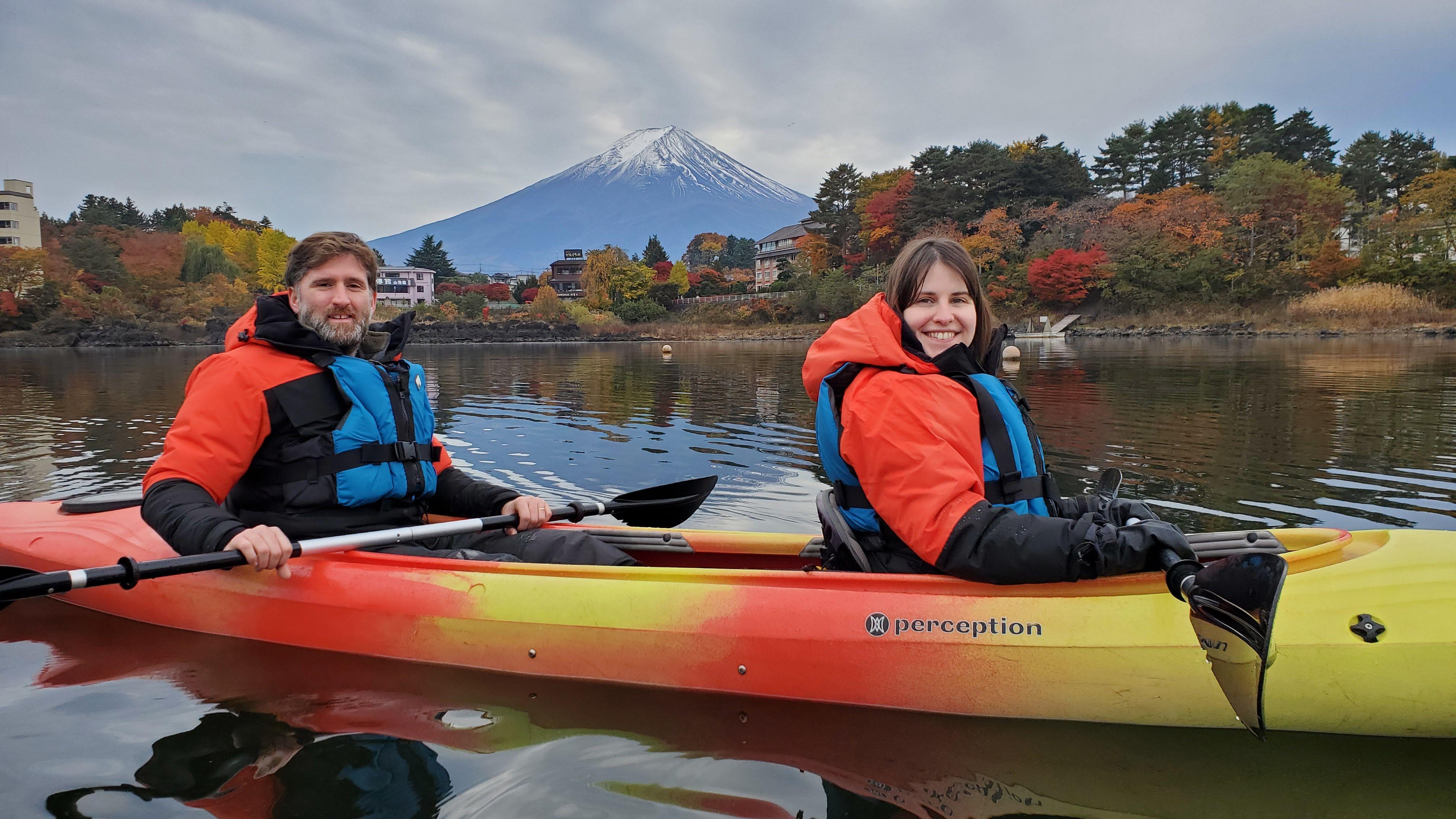 Early Morning Kayaking & Coffee on Lake Kawaguchiko