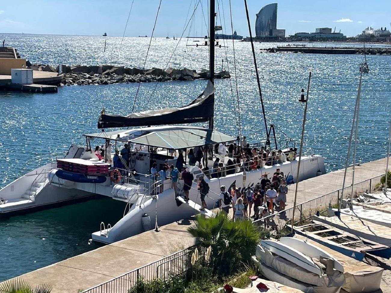 Barcelona Sunset Catamaran with Live DJ & Drinks