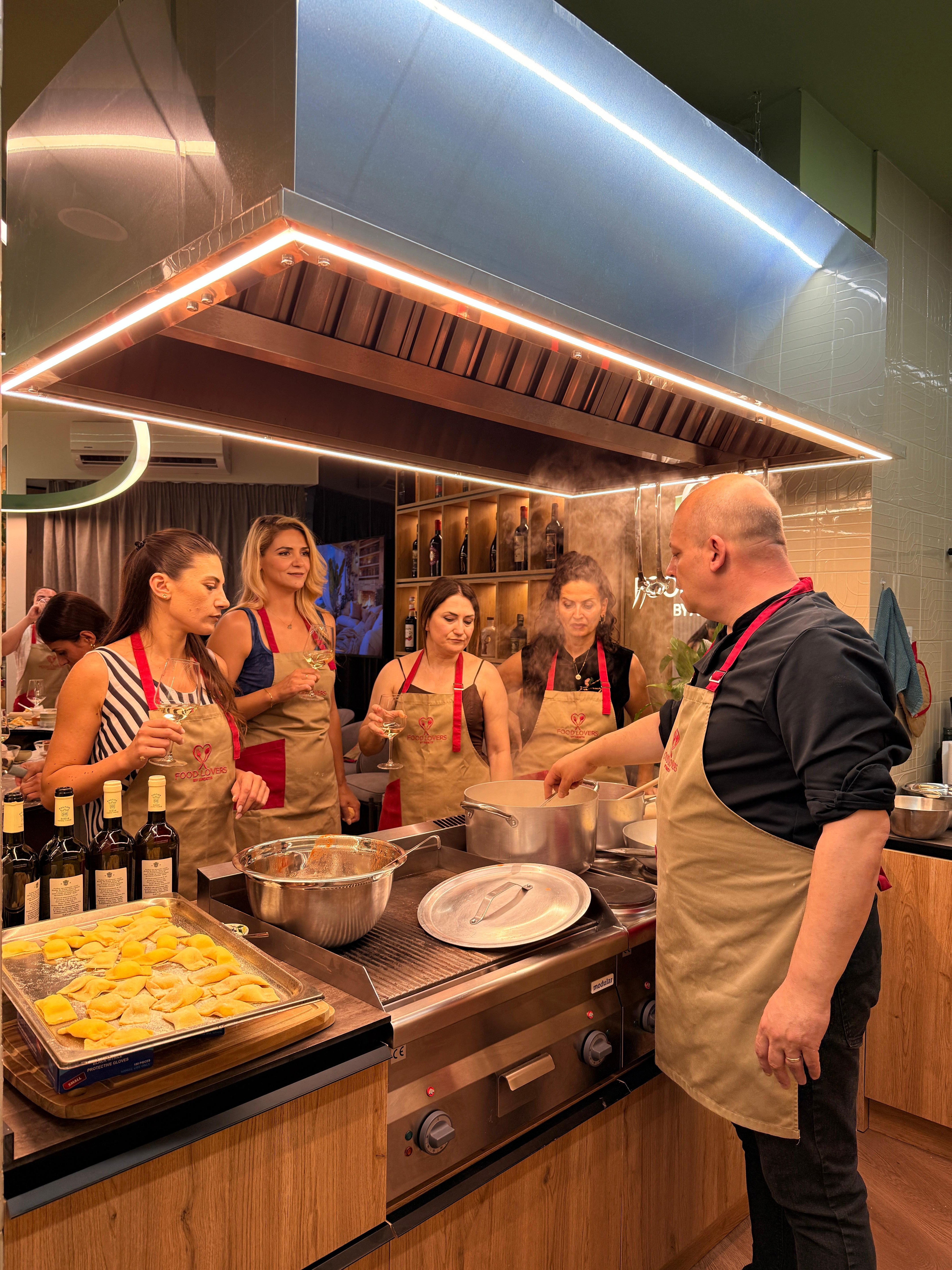 Traditional Albanian Byrek Cooking Class with Wine in Tirana