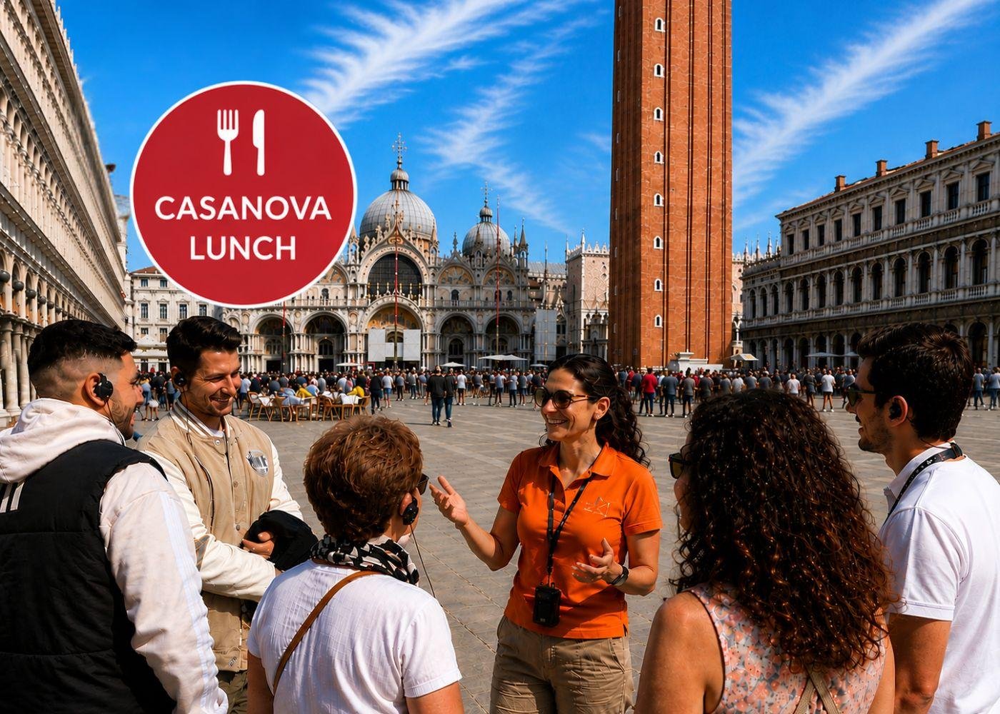 Doge's Palace, St. Mark's Basilica, Gondola & Lunch Tour