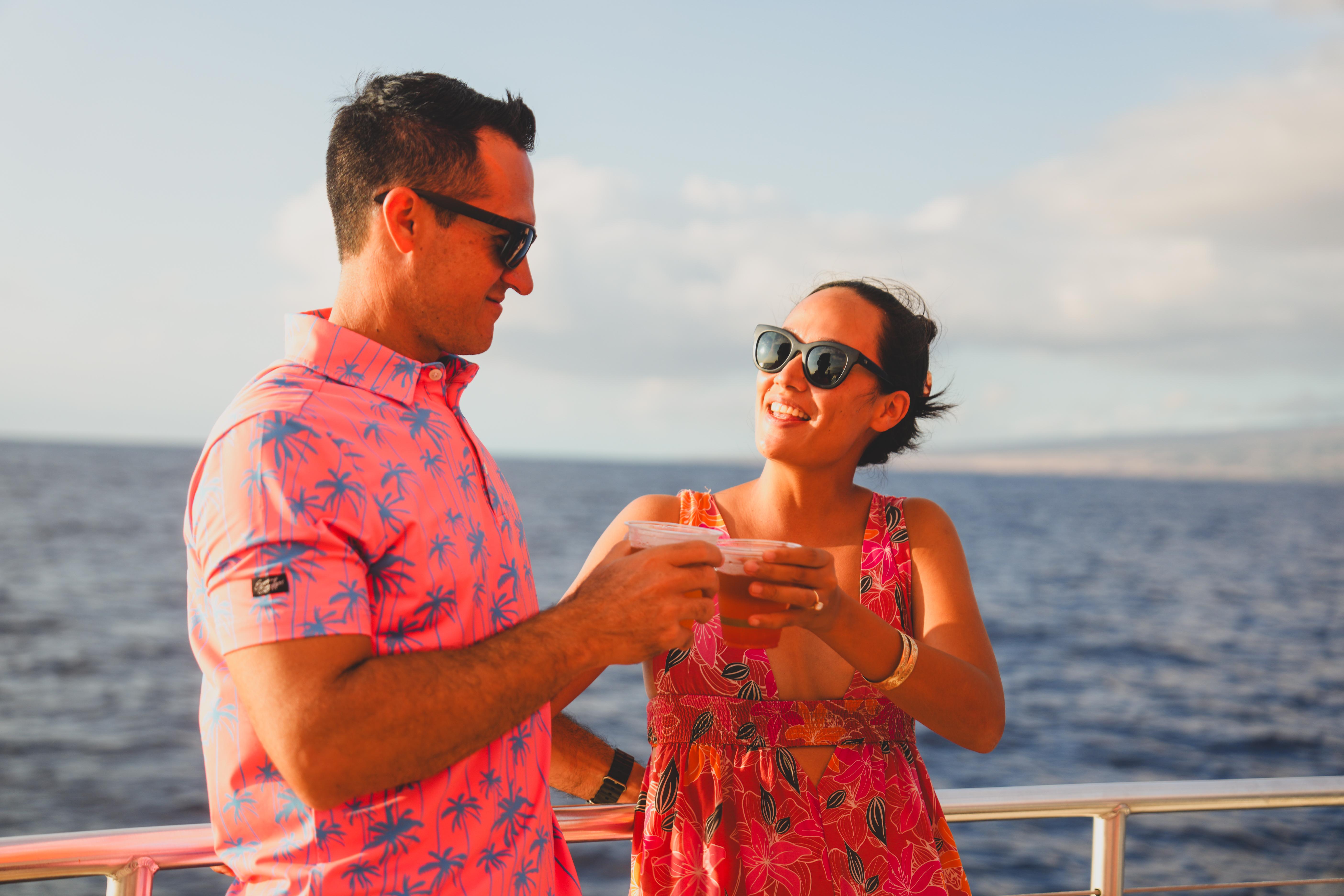 Kona sunset cruise catamaran sail Big Island — image 1