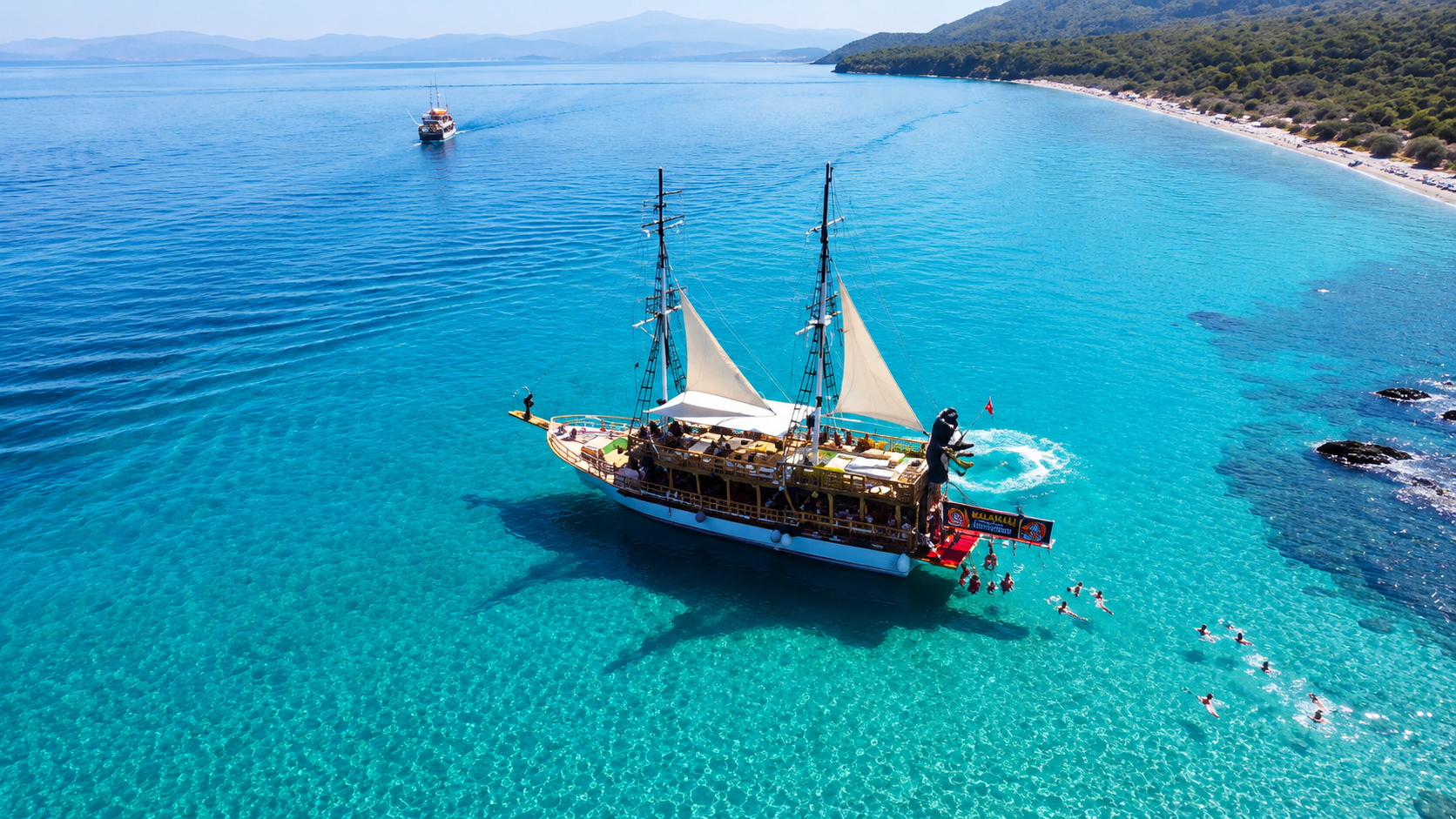 Kusadasi Bay Hopping Boat Adventure with Lunch