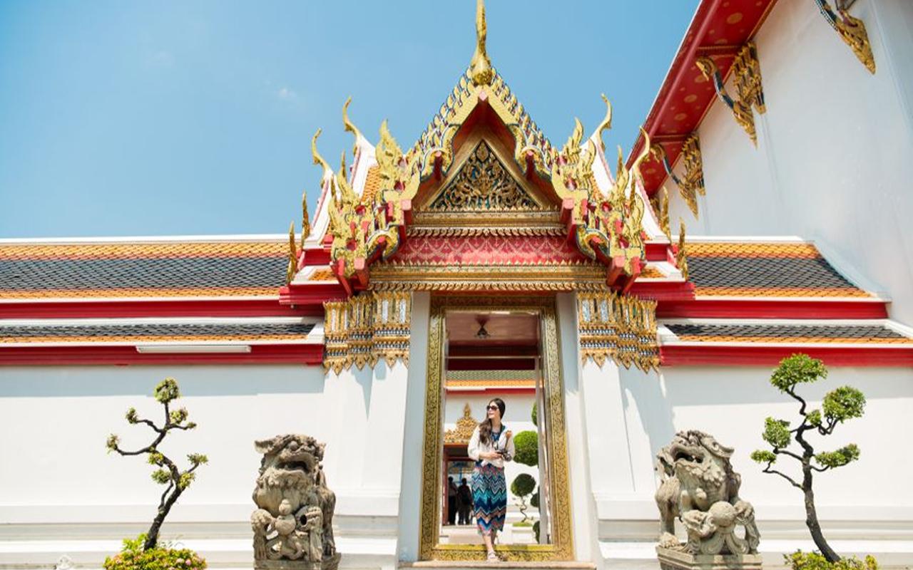 Bangkok Shore Excursion: Grand Palace, Wat Pho & Canal Cruise from Laem Chabang