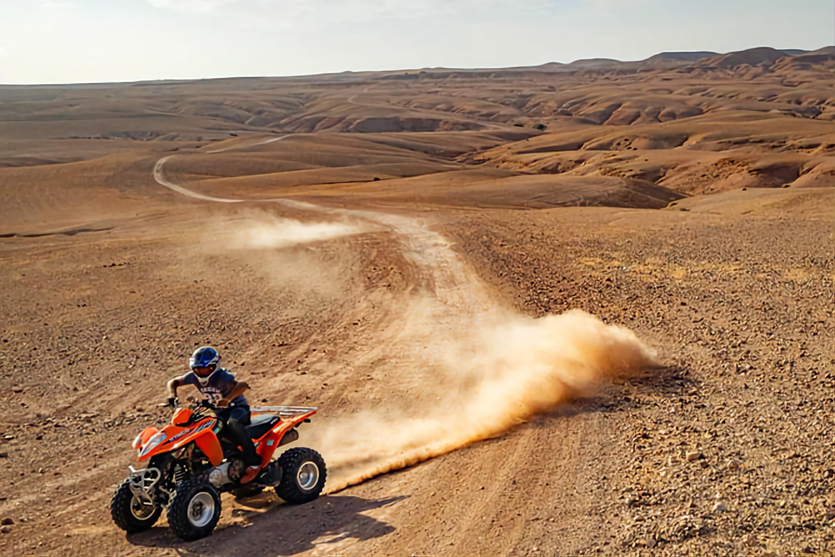 Agafay Desert Adventure: Quad Biking, Camel Ride & Berber Dinner Show