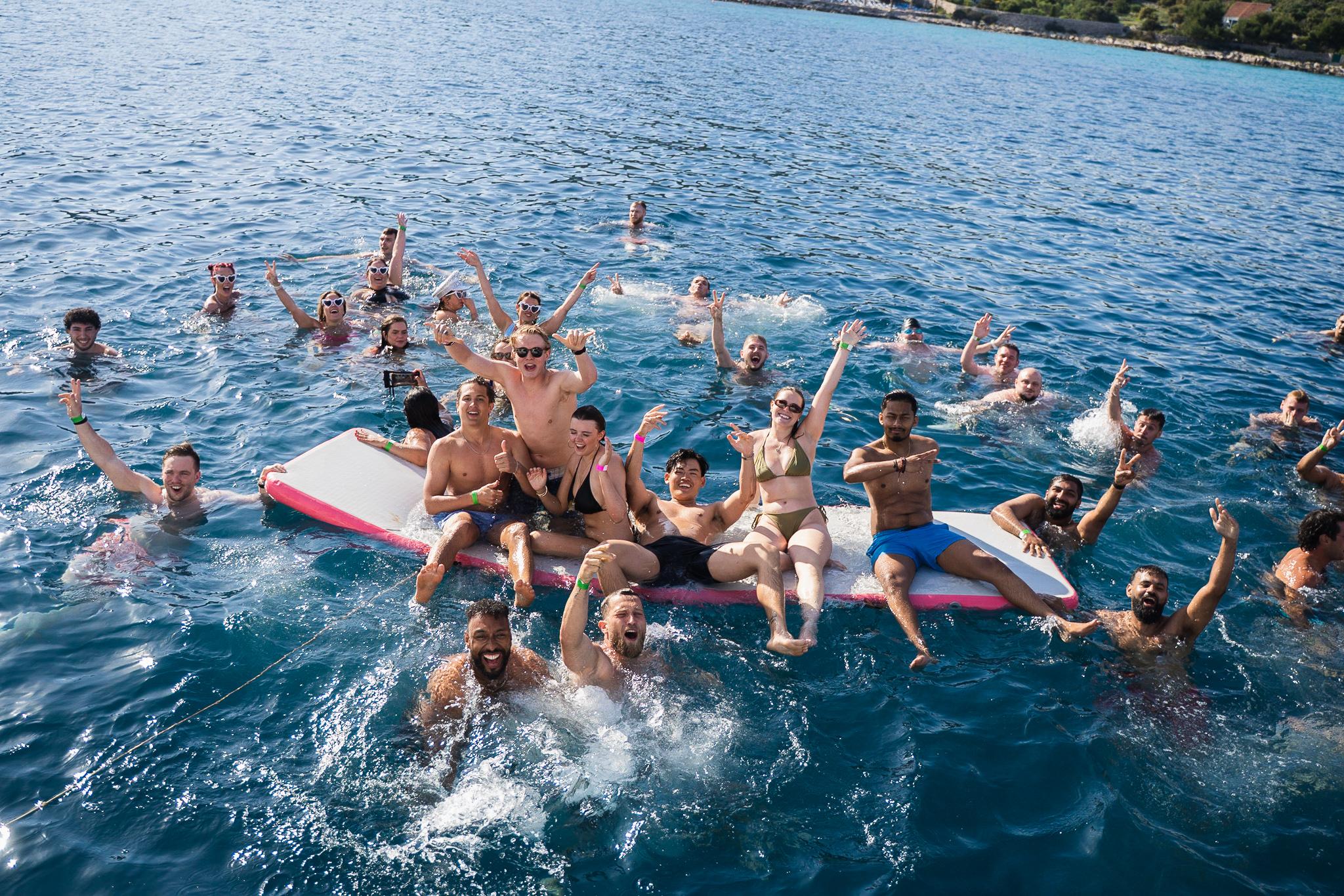 Split Blue Lagoon Boat Party Experience