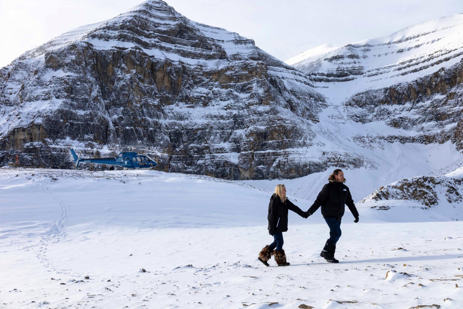 Canadian Rockies: Private Helicopter Tour and Hike for Two