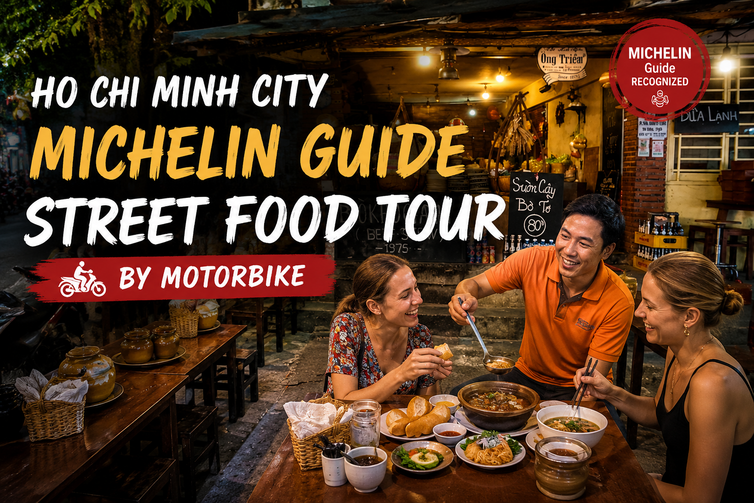 Saigon Street Food Adventure by Scooter