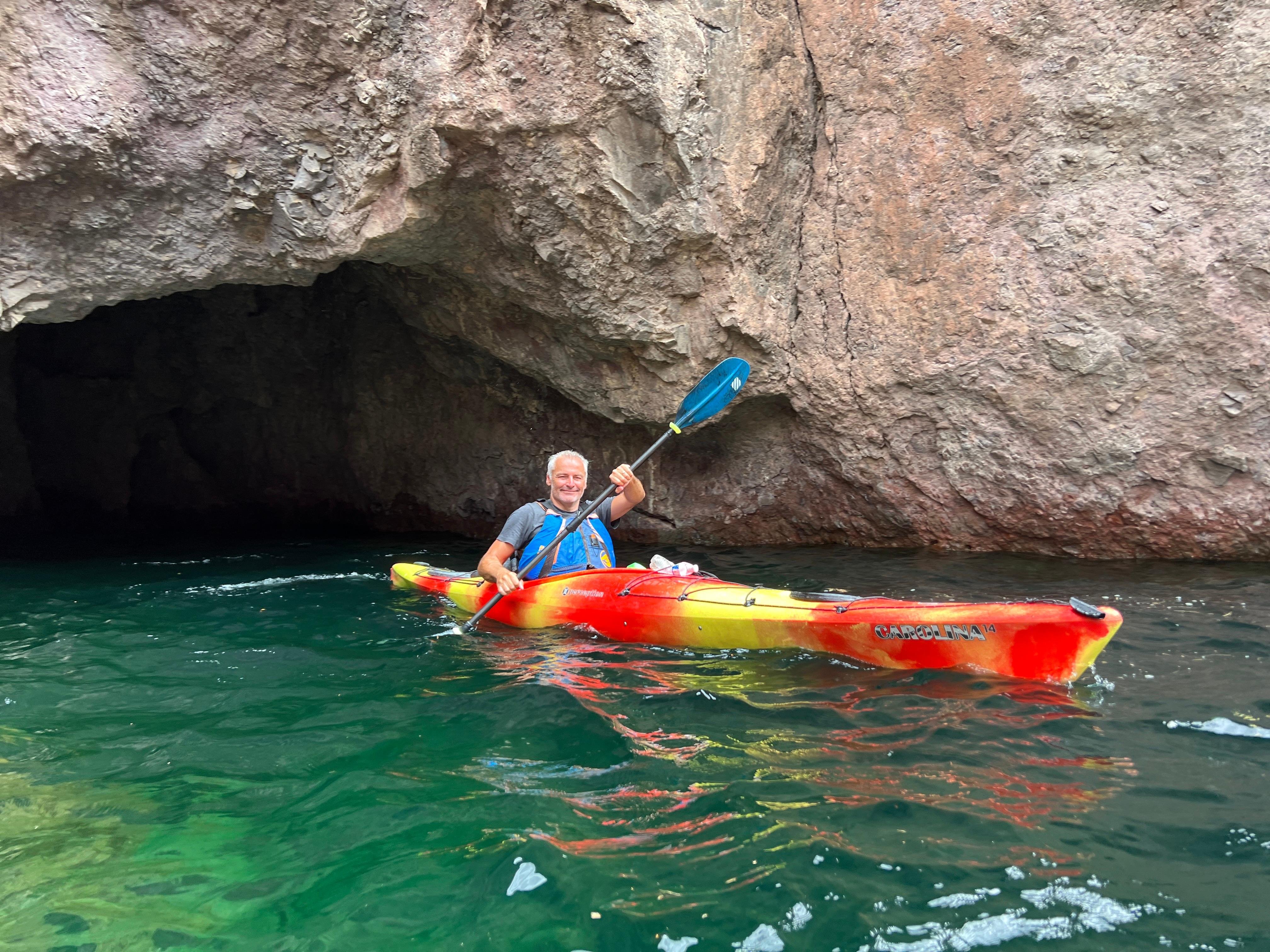 Las Vegas: Guided Colorado River Kayaking to Emerald Cave
