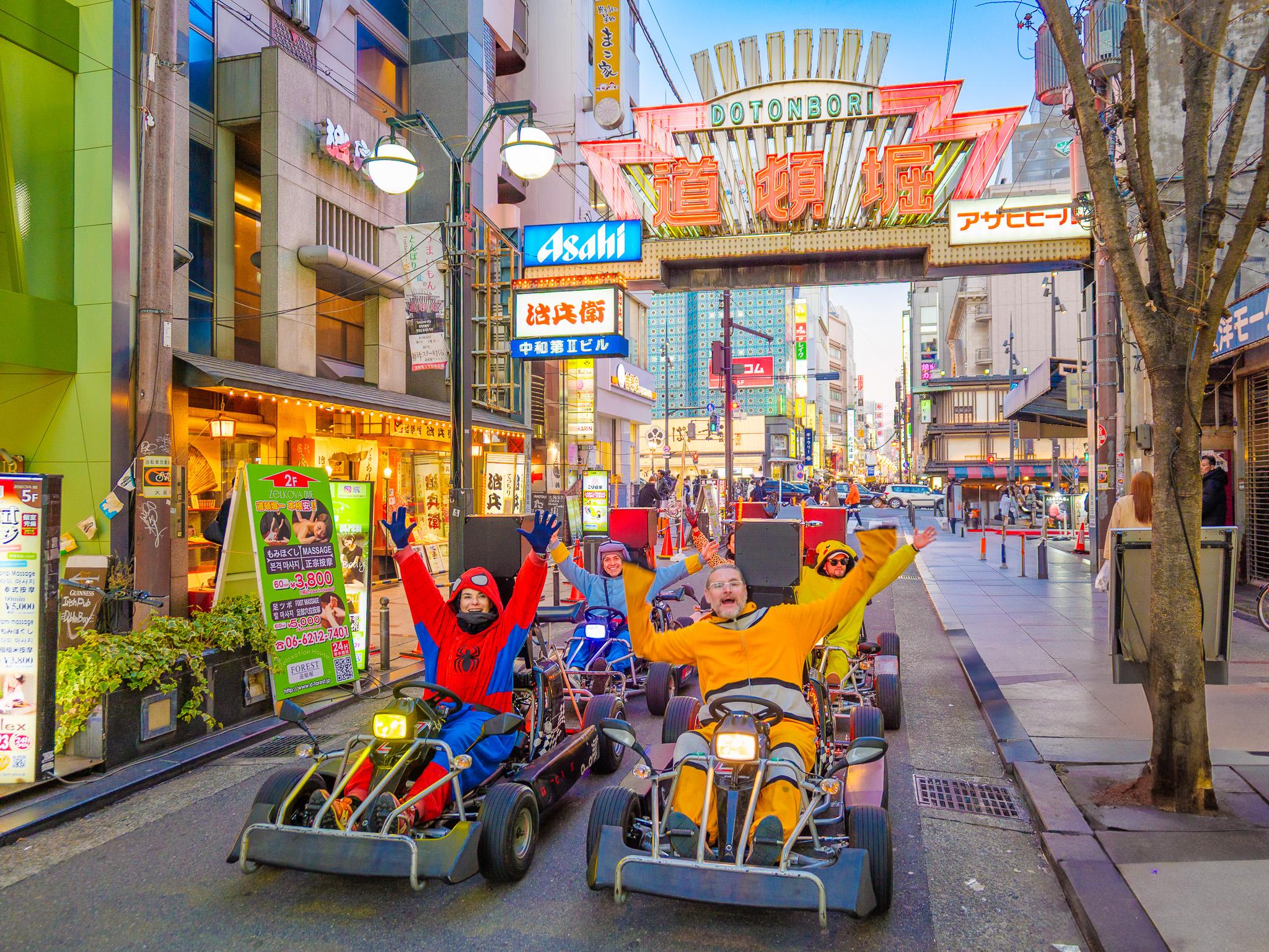 Osaka Street Go-Karting Tour with Costumes