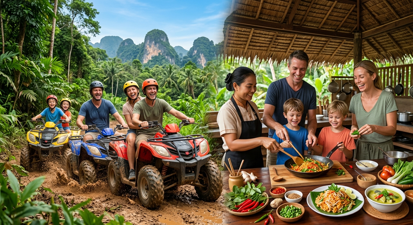 Krabi Jungle ATV & Thai Cooking Class