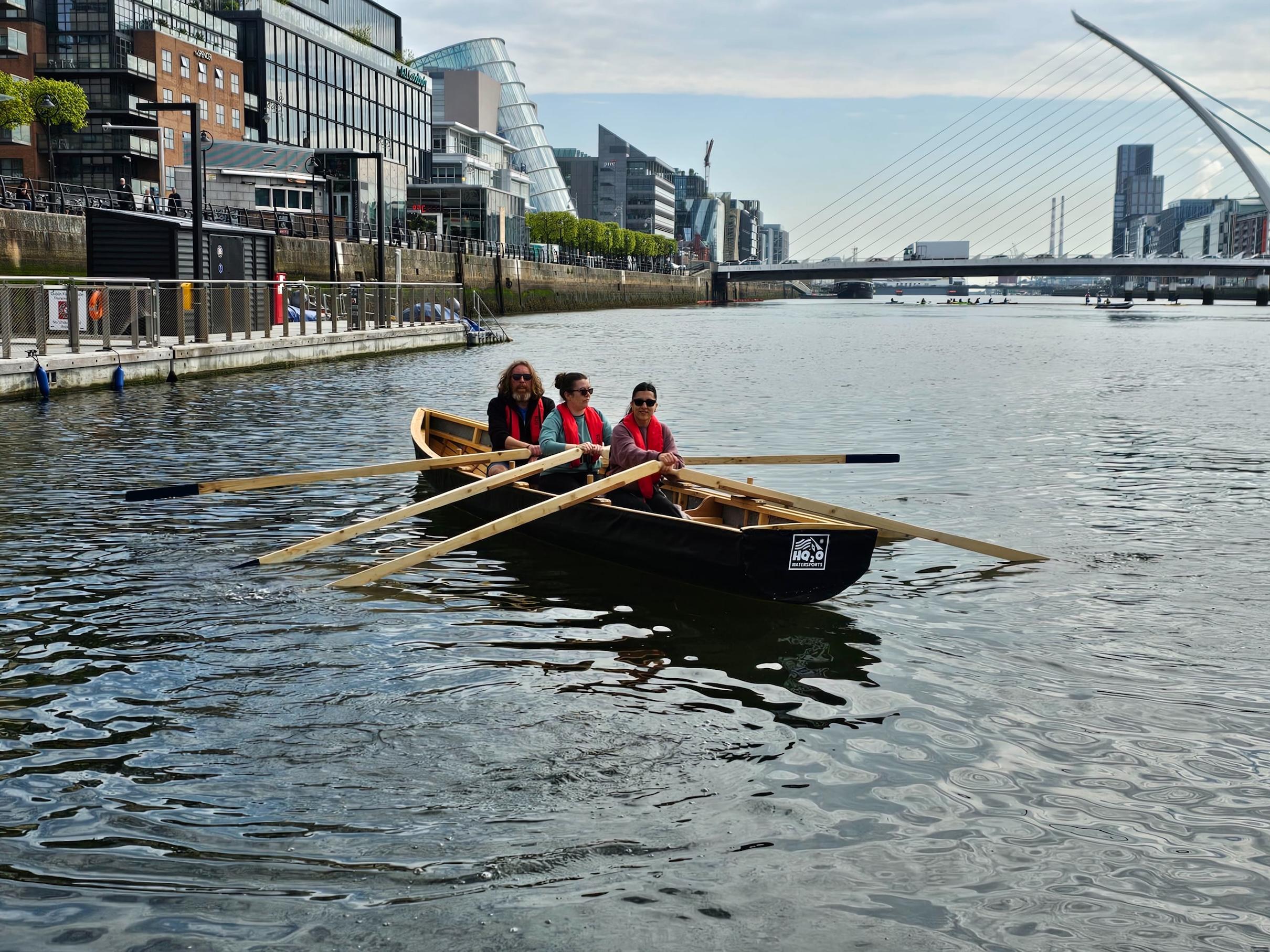 River Liffey Currach Rowing Experience