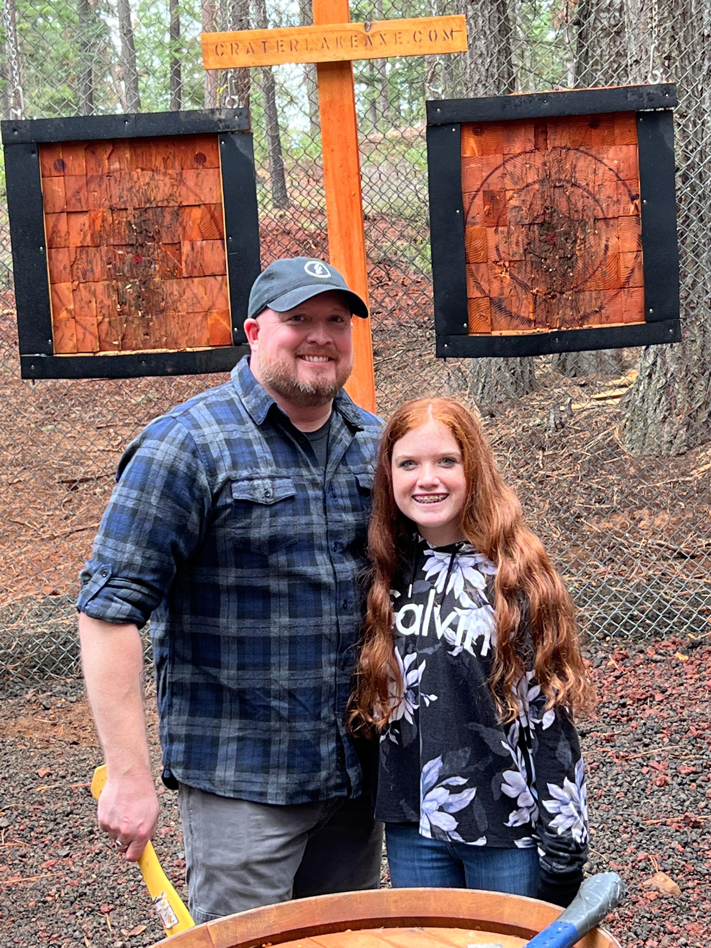 Crater Lake Outdoor Axe Throwing Adventure