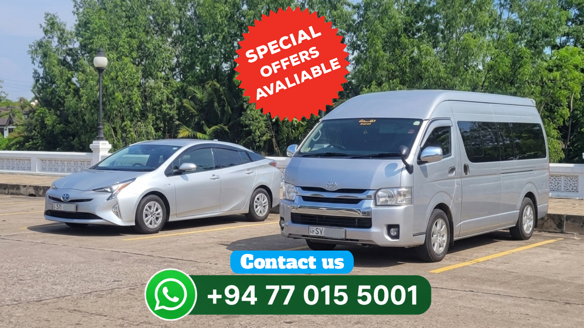 Private Car & Driver – Islandwide Sri Lanka Transport