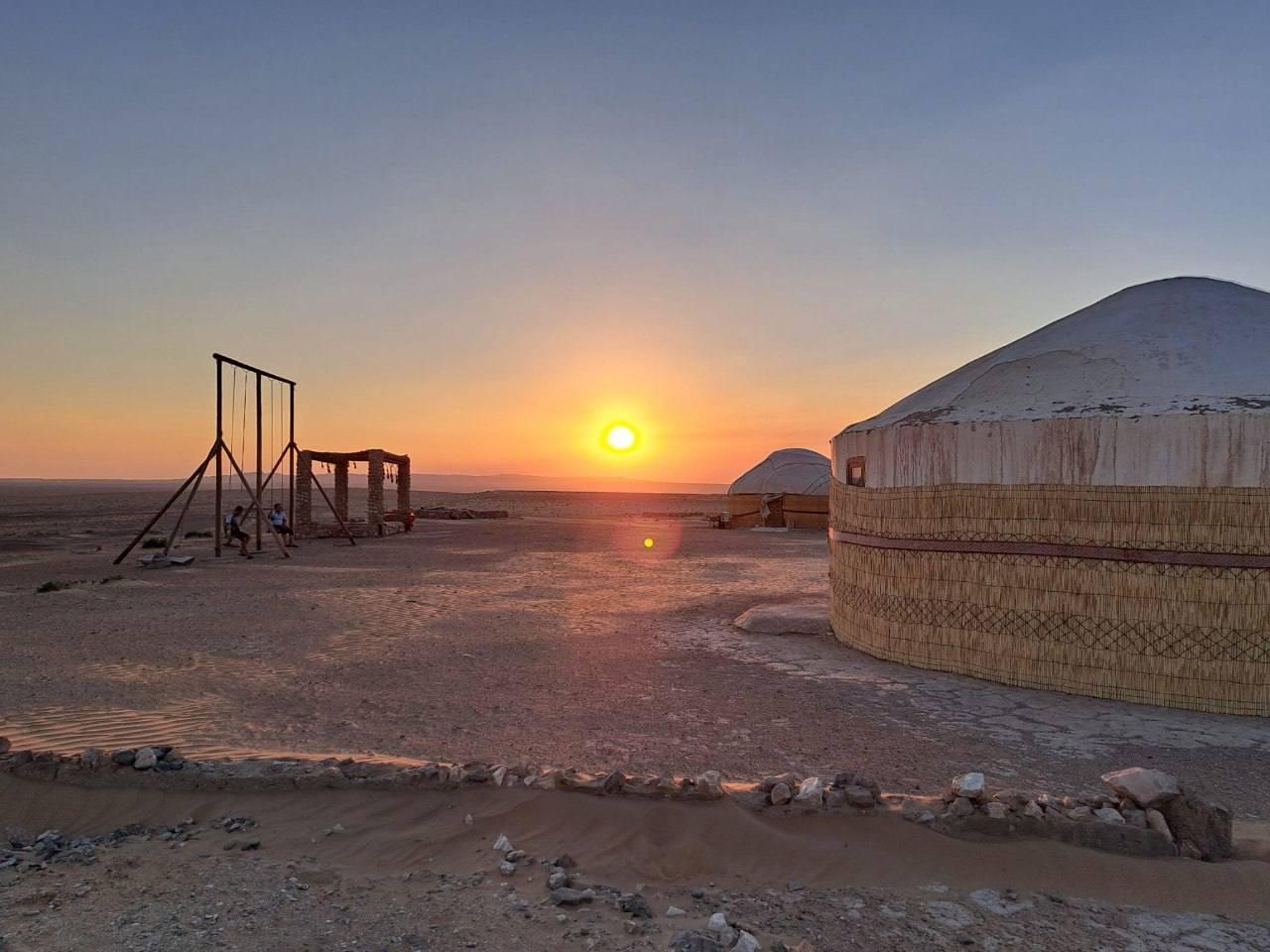 Desert Fortresses & Sunset at Ayaz Kala