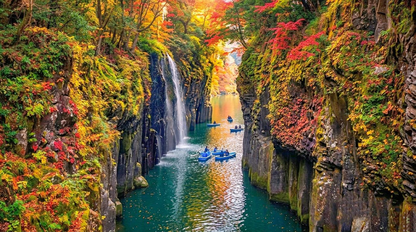 Mount Aso Volcano & Takachiho Gorge Day Trip
