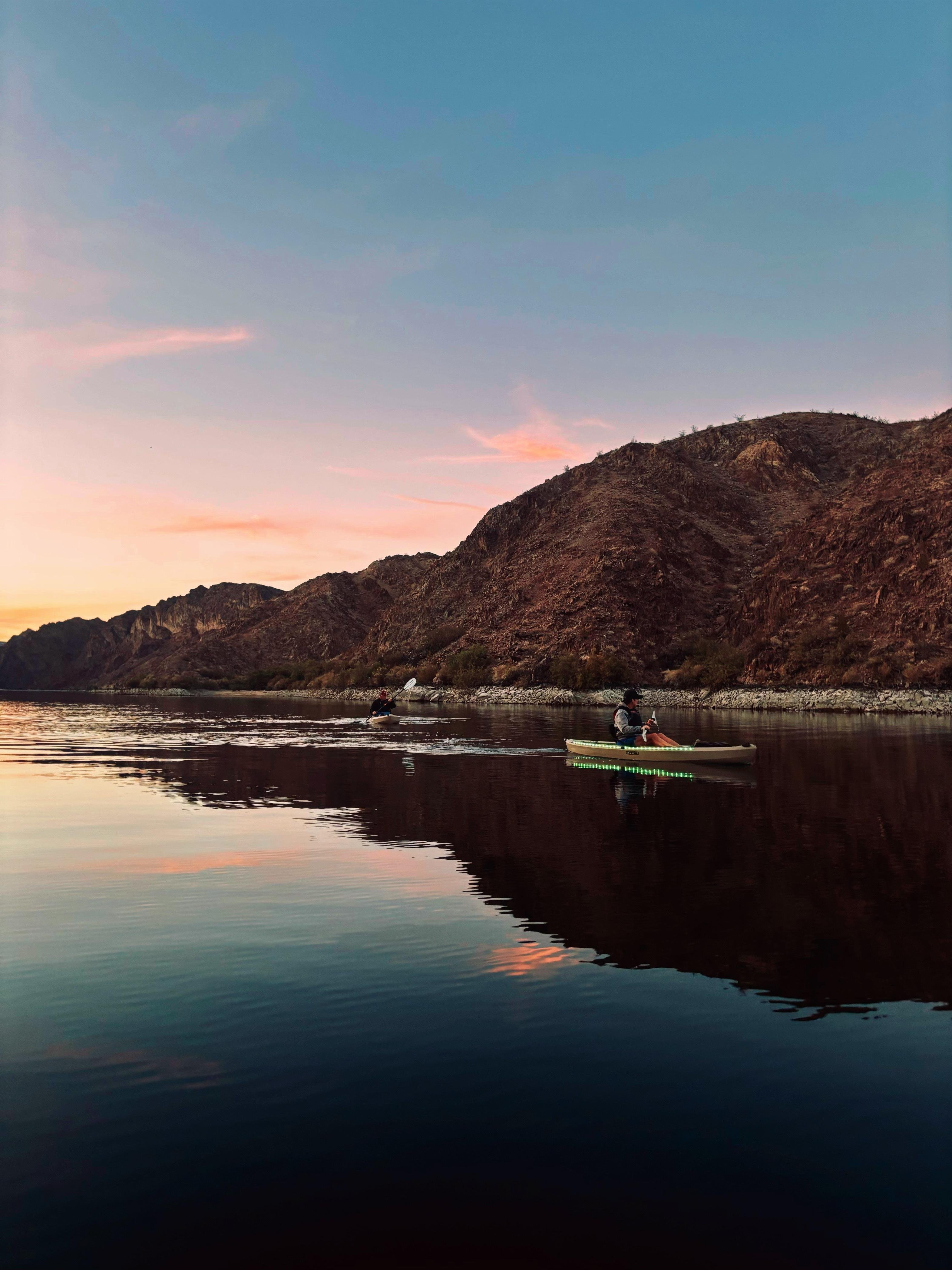 Emerald Cave Sunset Kayak Tour from Willow Beach