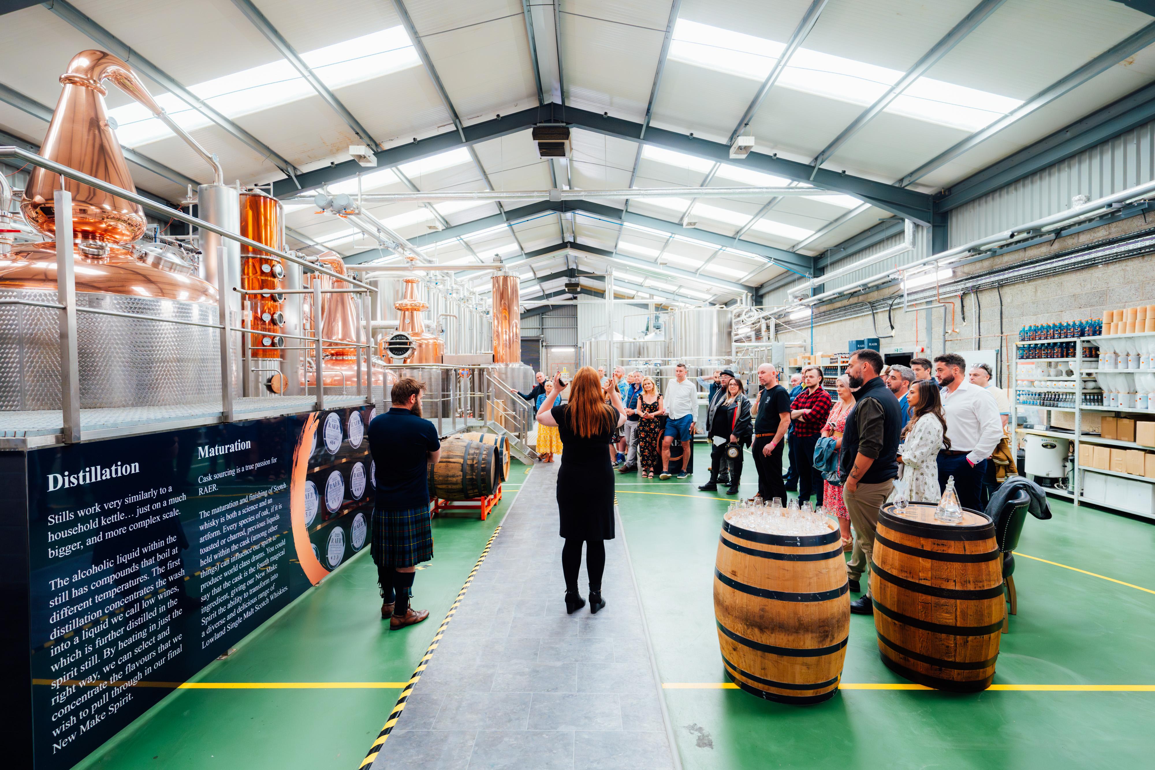 Jackton Distillery Tour with Four-Whisky Tasting
