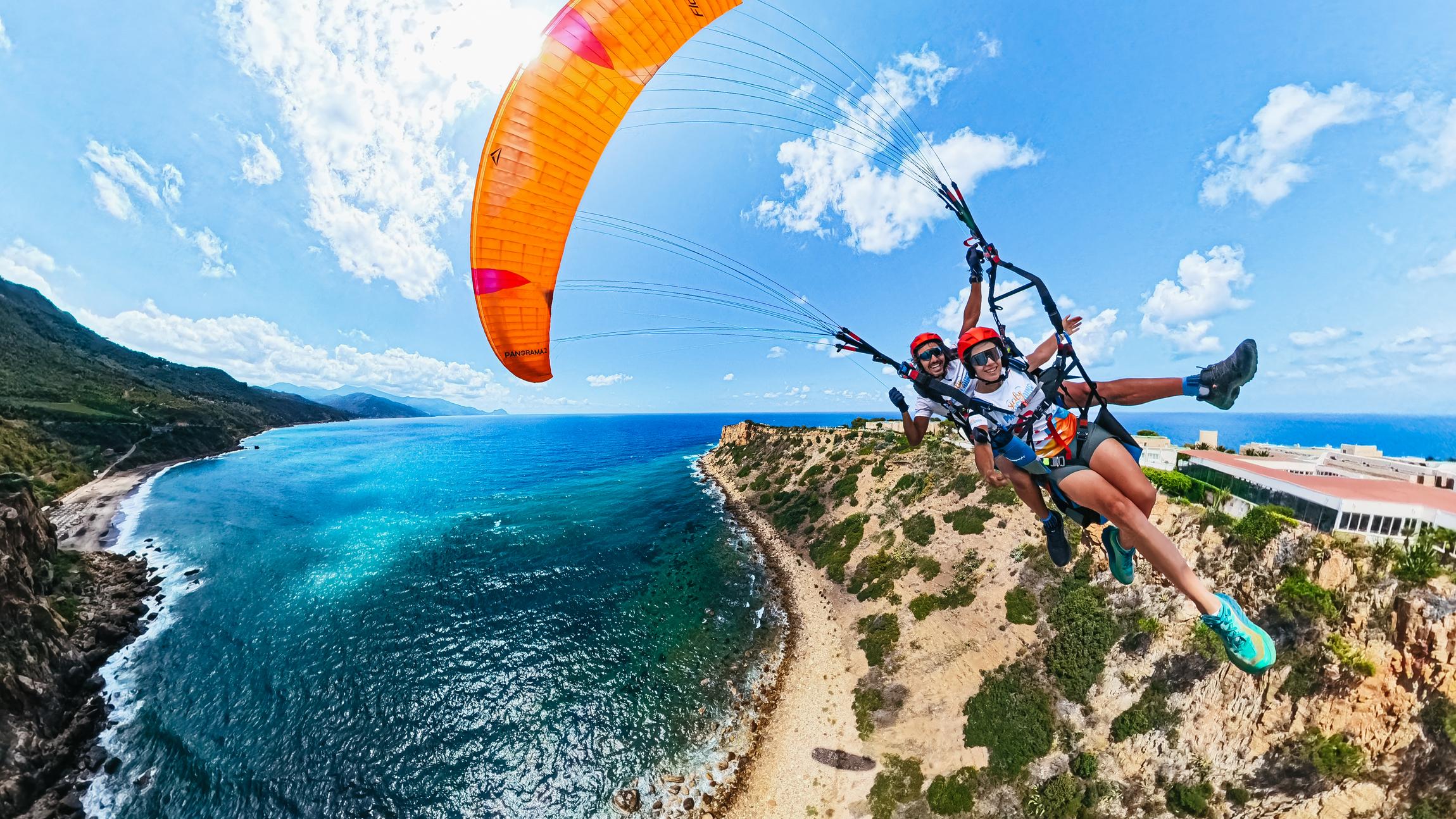 Cefalù Tandem Paragliding with GoPro Video