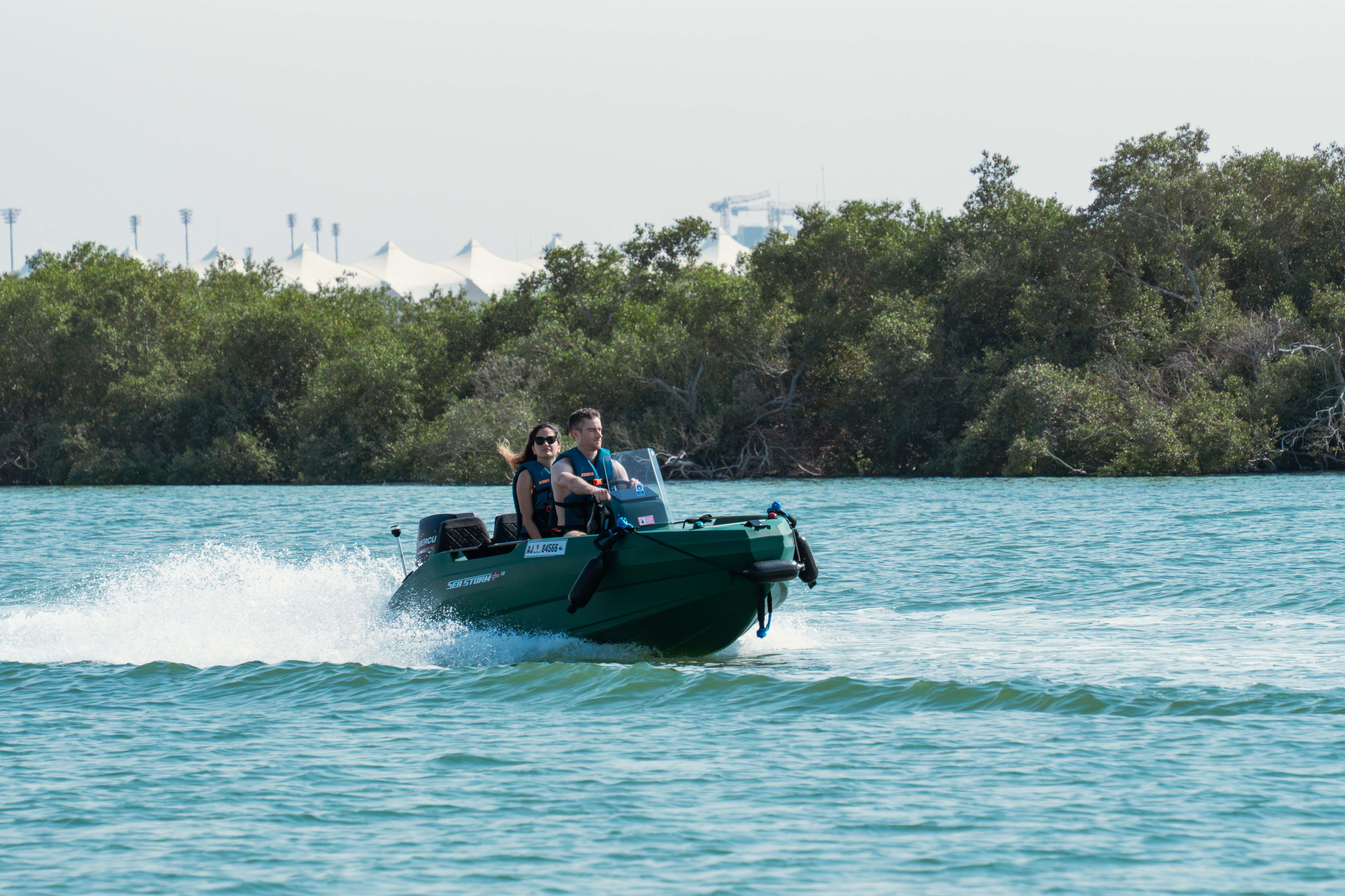 Yas Island Self-Drive Speedboat Tour with GPS Audio Guide