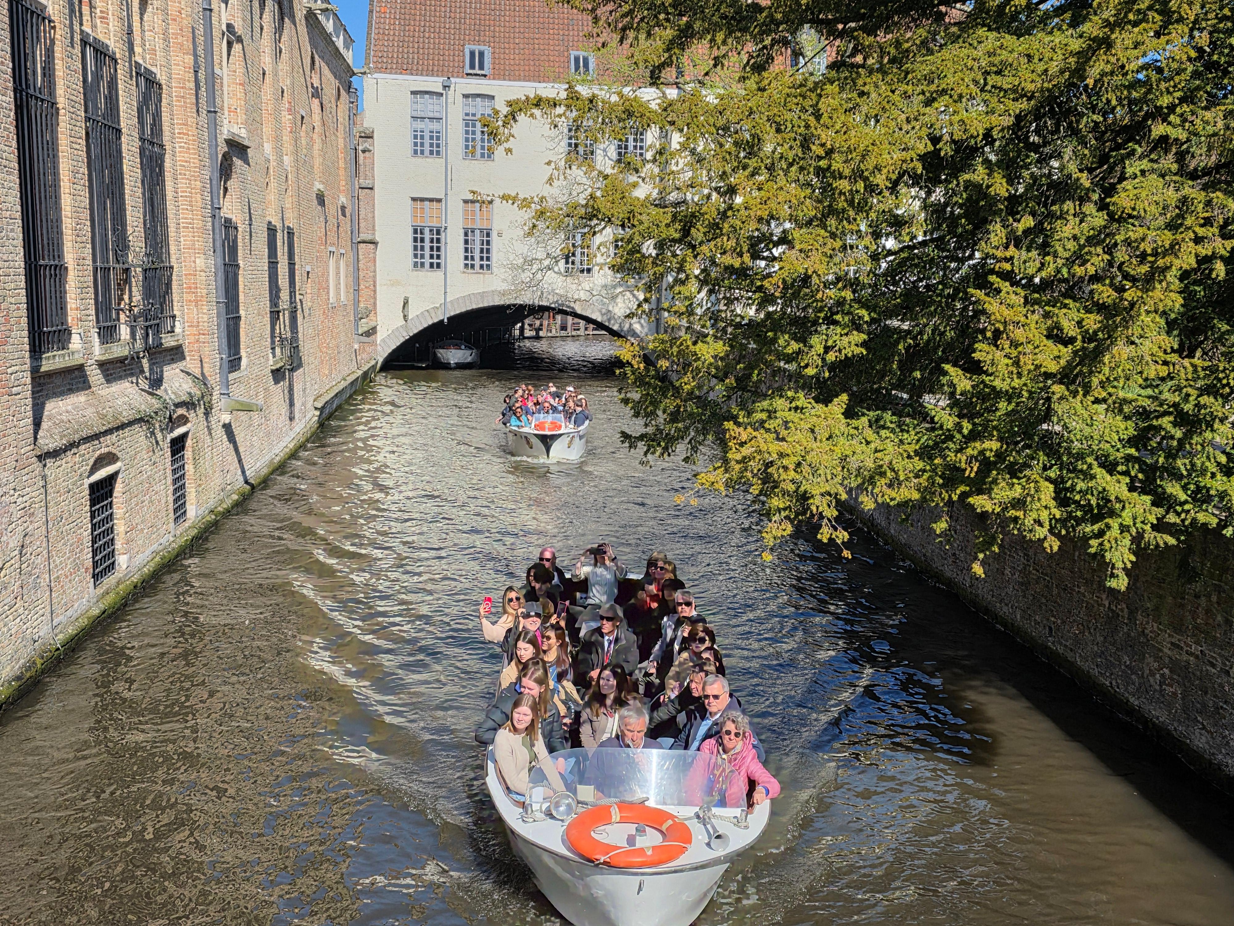Bruges canal boat tour — medieval canals, low bridges, the Belfry and the Beguinage in the Venice of the North — image 38