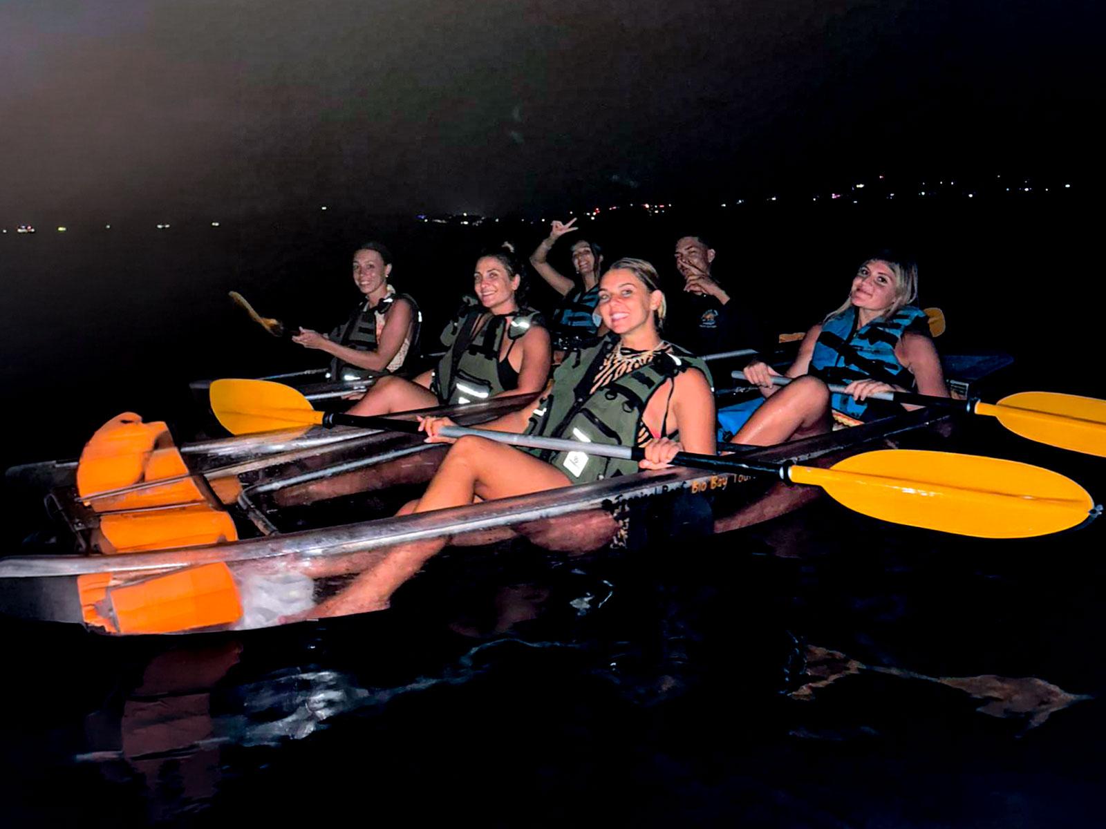 Vieques Bioluminescent Bay Clear Kayak Night Tour