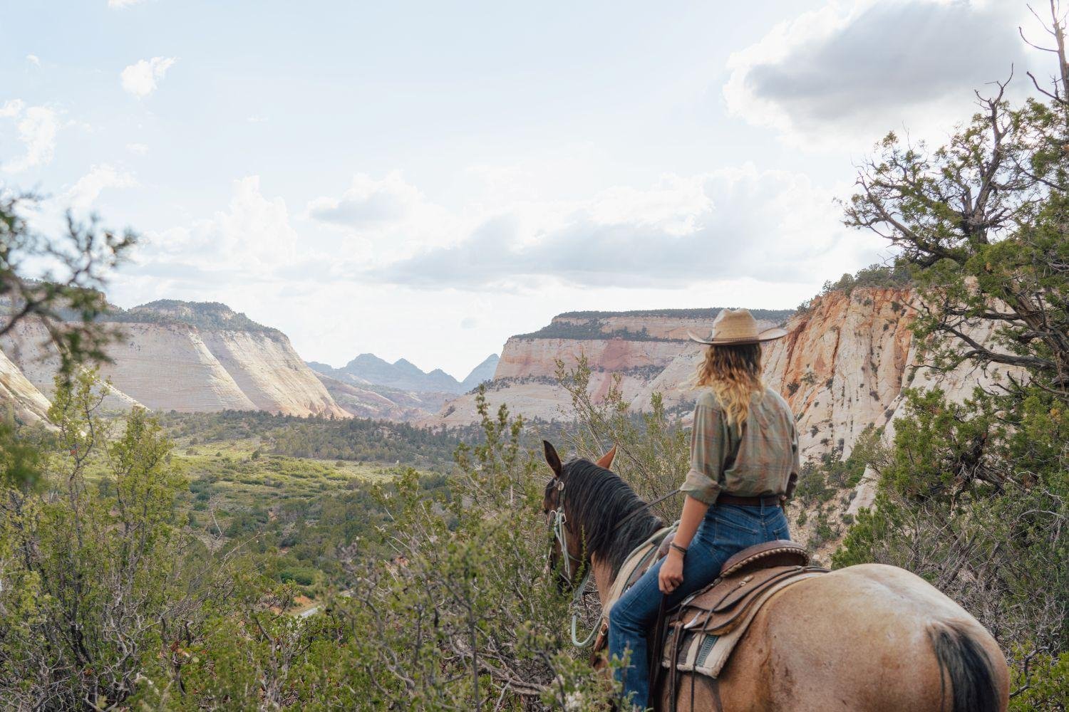 Checkerboard Mesa Sunset Horseback Ride