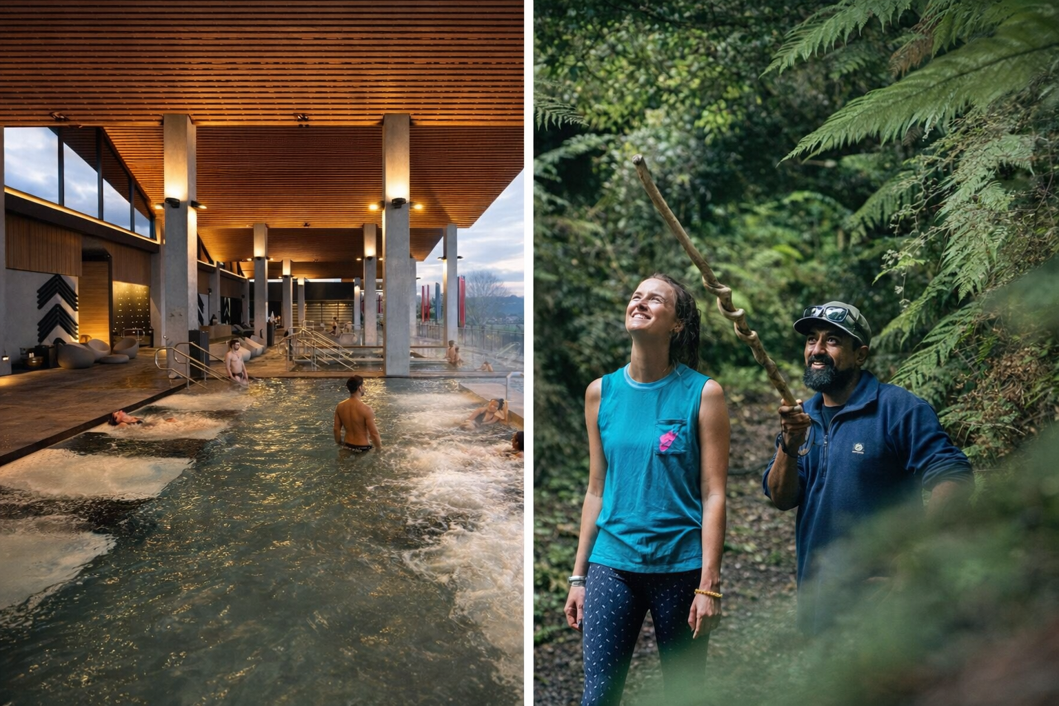 Rotorua: Whirinaki Rainforest Cultural Walk & Luxury Spa Day