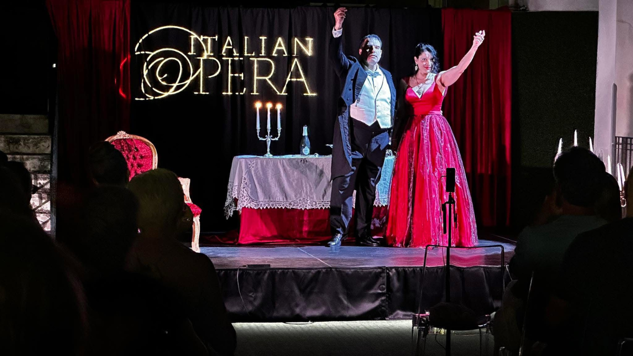 Live Opera Performance at Taormina’s Nazarena Garden Theatre