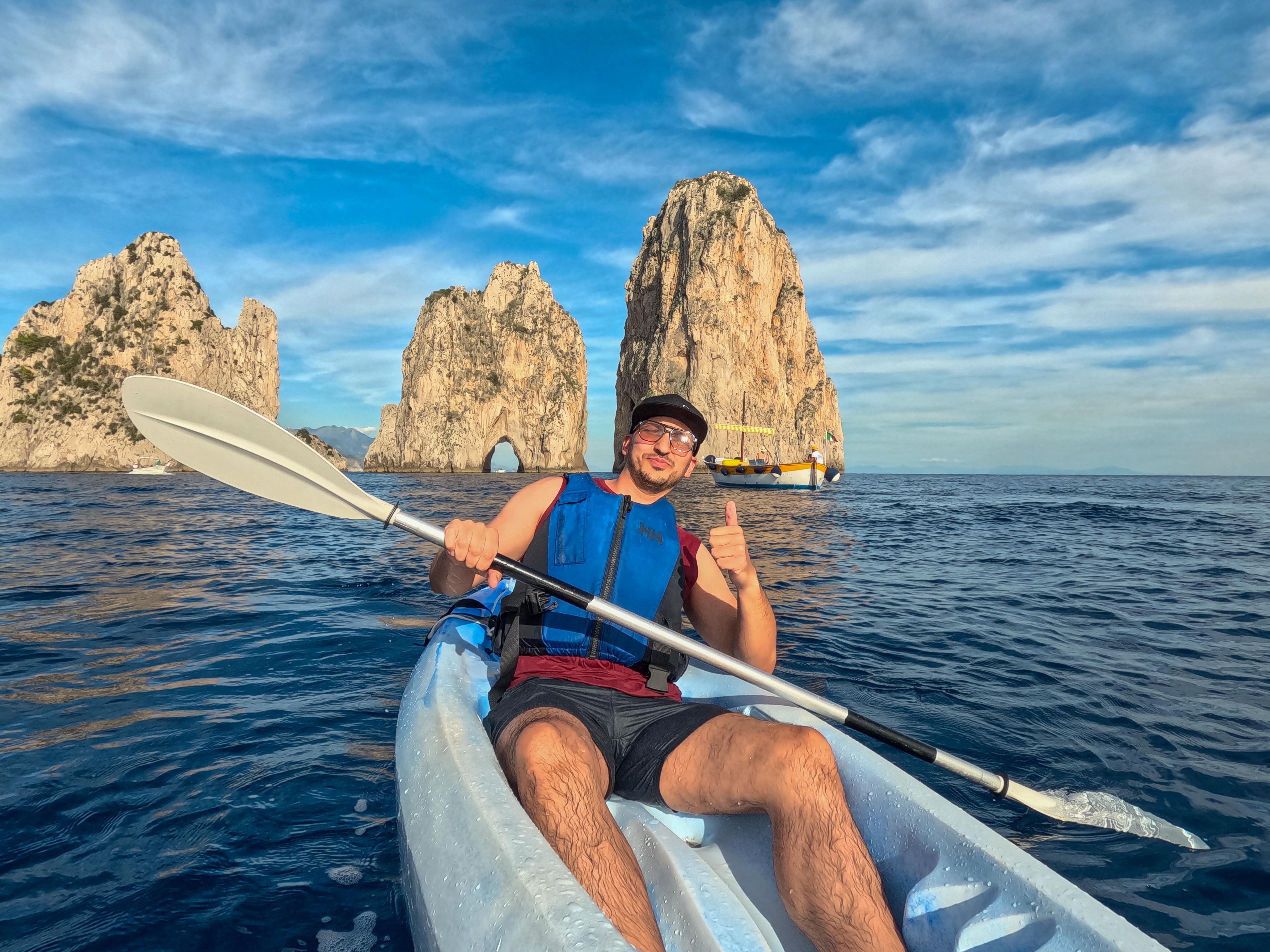 Capri Caves & Hidden Beaches Kayaking Adventure